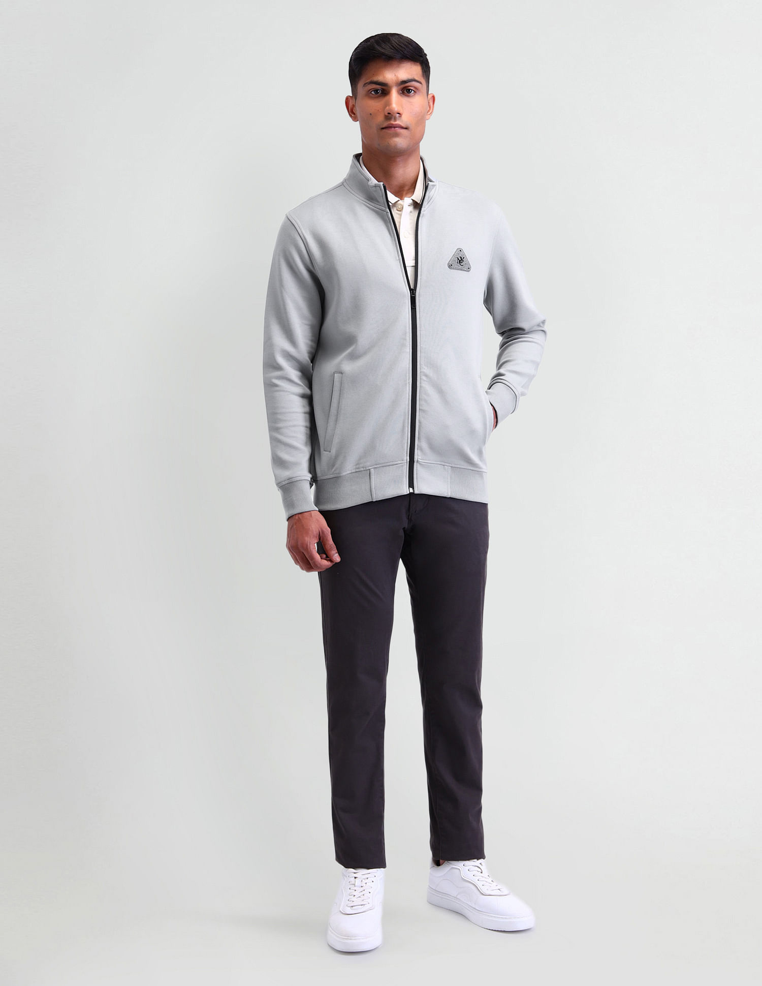 Arrow Newyork Solid Regular Fit Sweatshirt