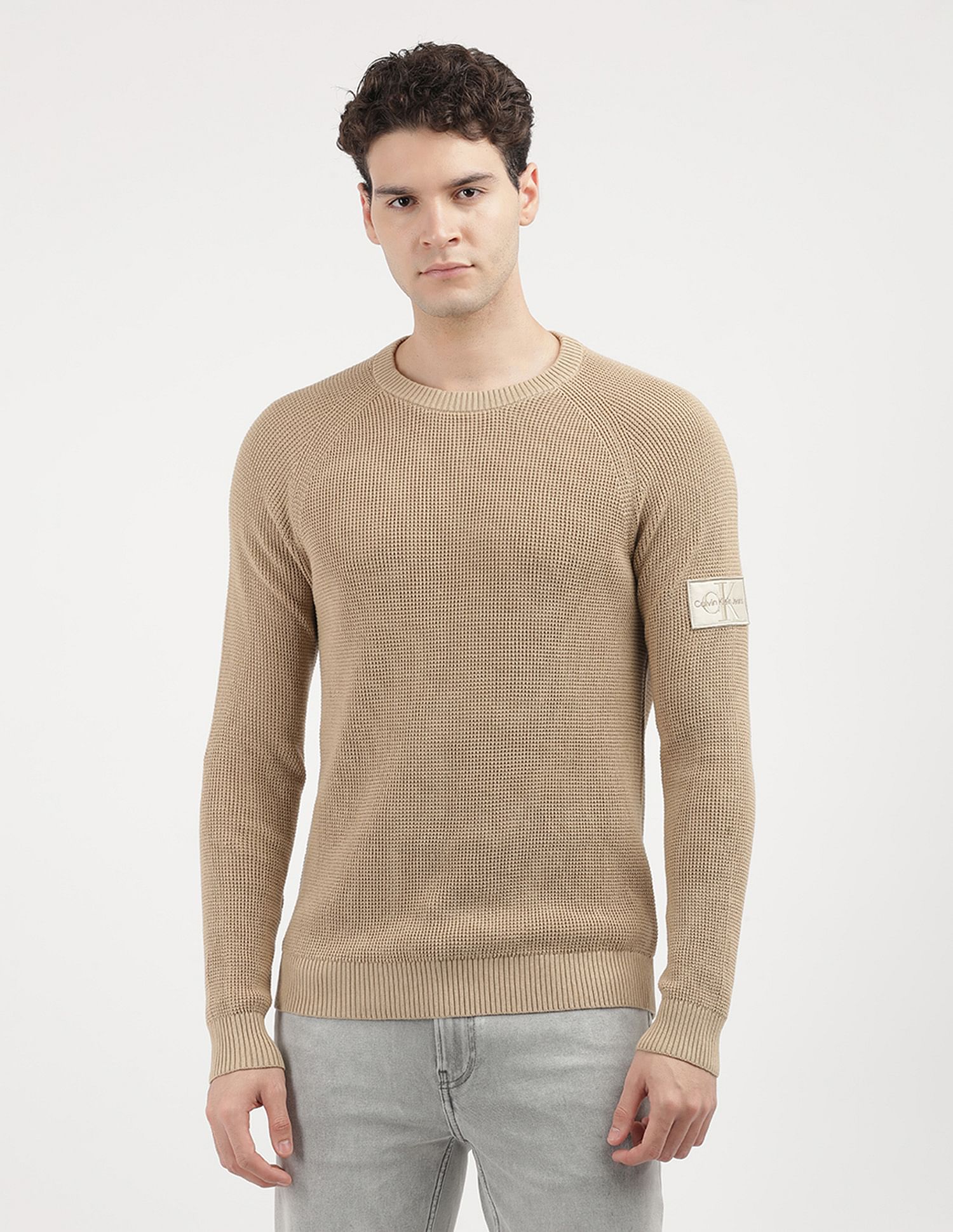 Calvin Klein Jeans Badge Easy Crew Neck Sweater