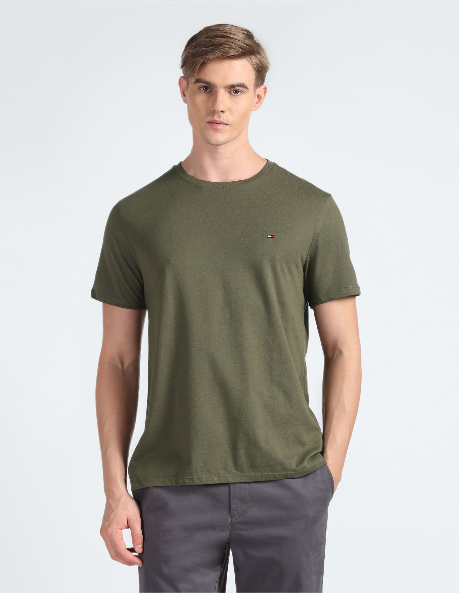 Tommy Hilfiger Solid Cotton Nantucket T-Shirt