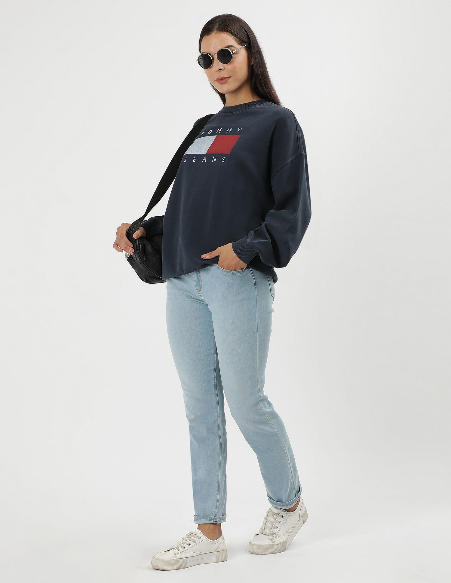 Tommy Hilfiger Brand Print Relaxed Sweatshirt