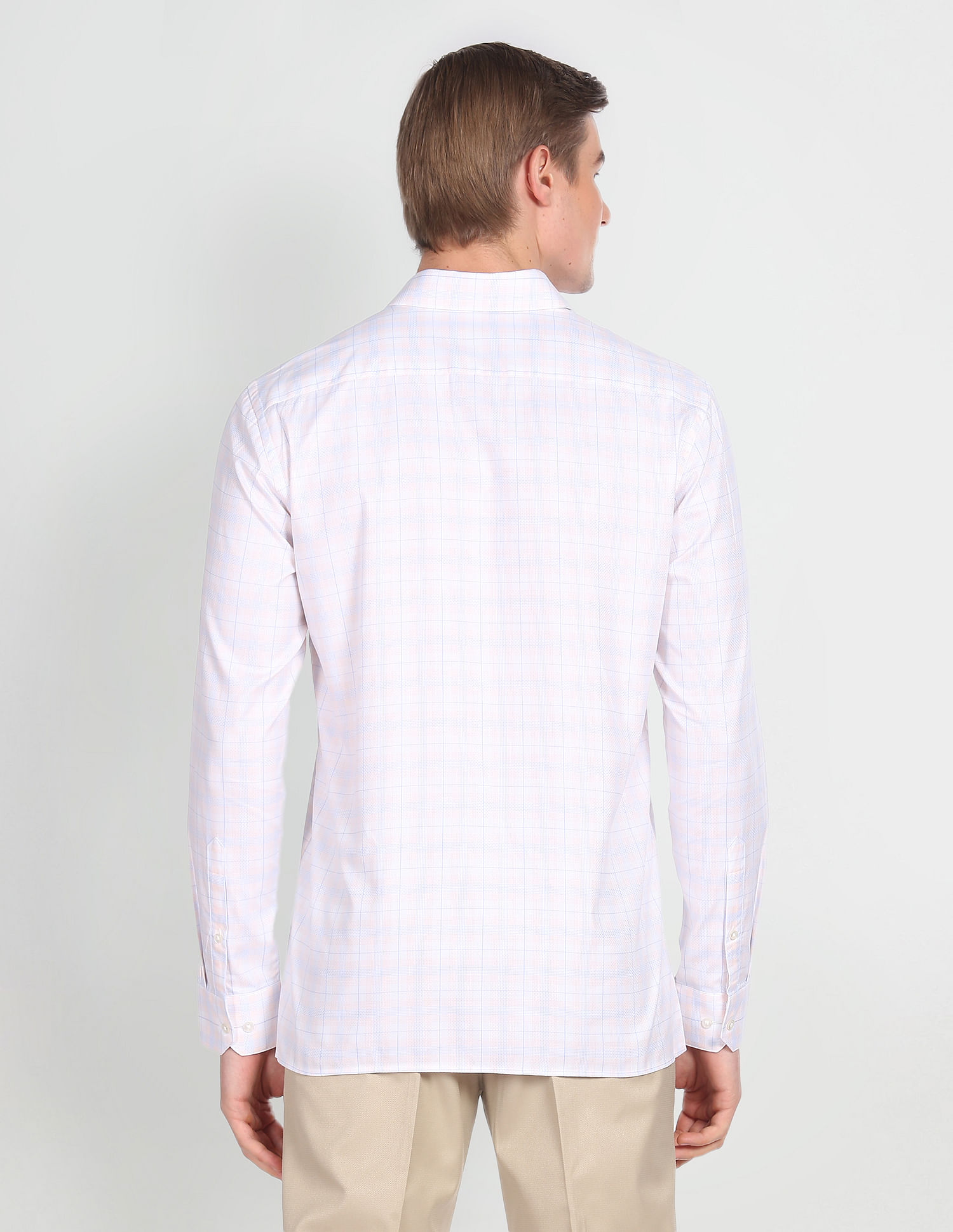 Arrow Tartan Check Cotton Formal Shirt
