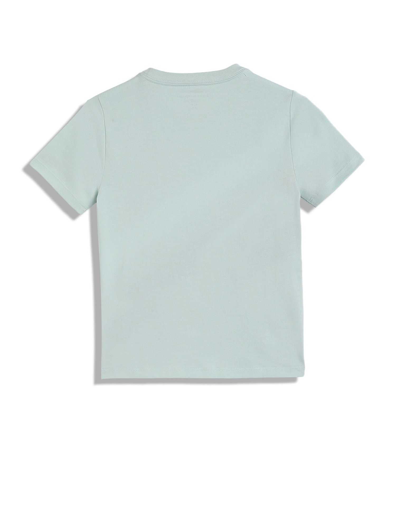Tommy Hilfiger Boys Green Diagonal Striped T-Shirt
