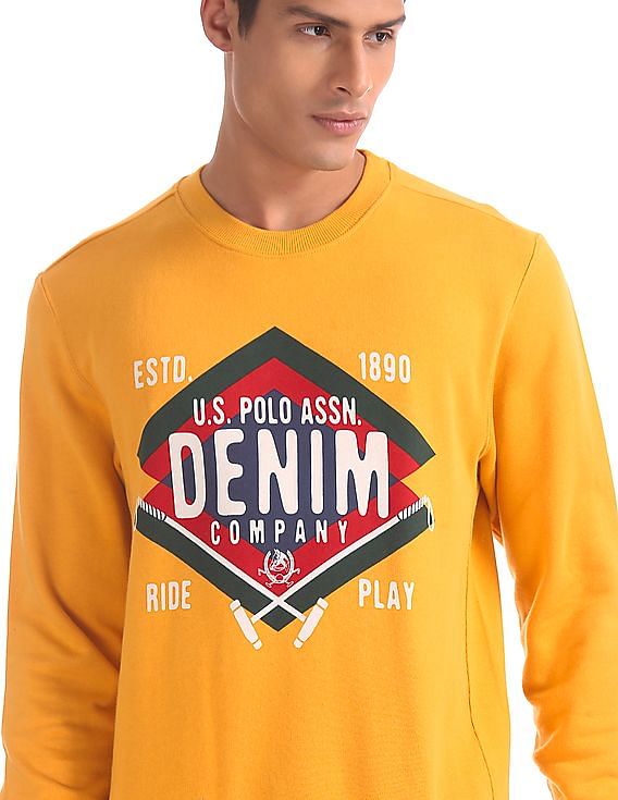 U.S. Polo Assn. Crew Neck Printed Sweatshirt