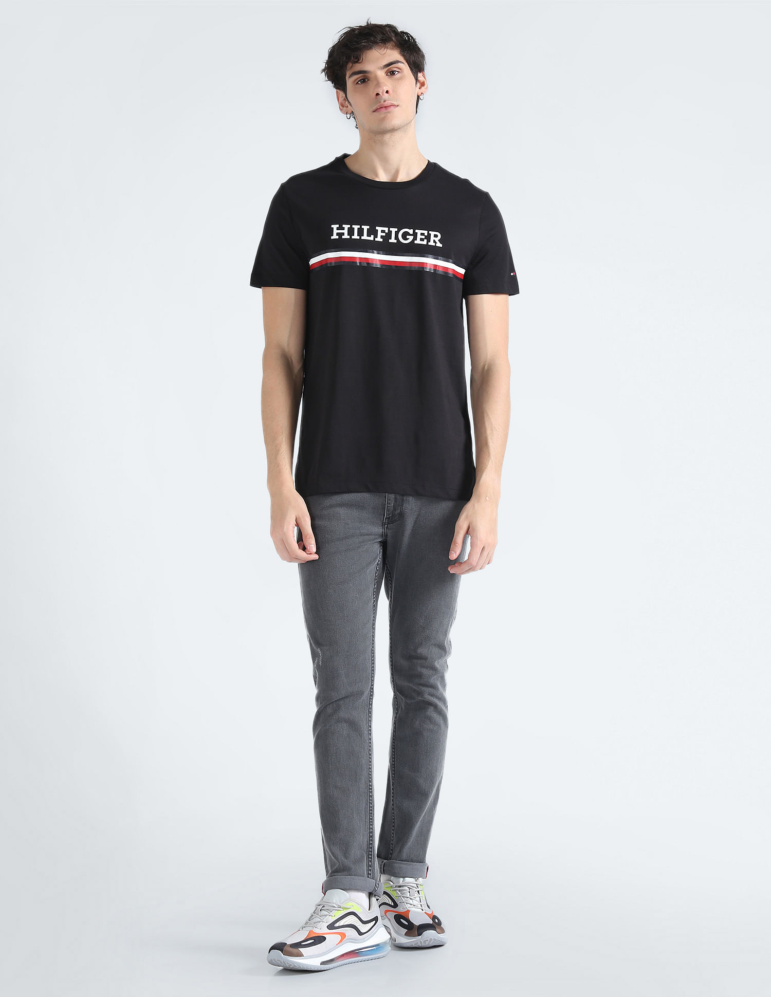 Tommy Hilfiger Monotype Stack Logo Slim T-Shirt