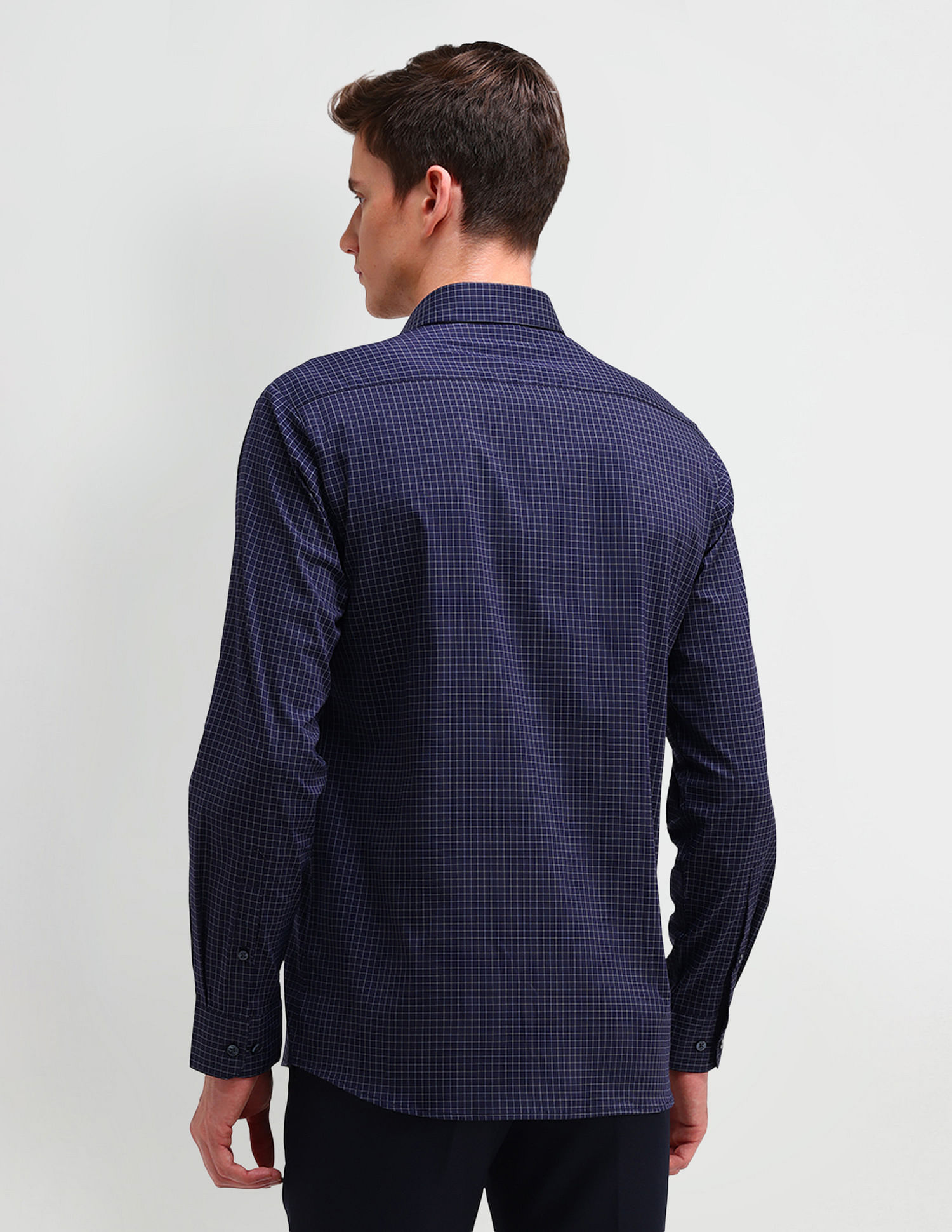 Arrow Slim Fit All-Over Pattern Shirt