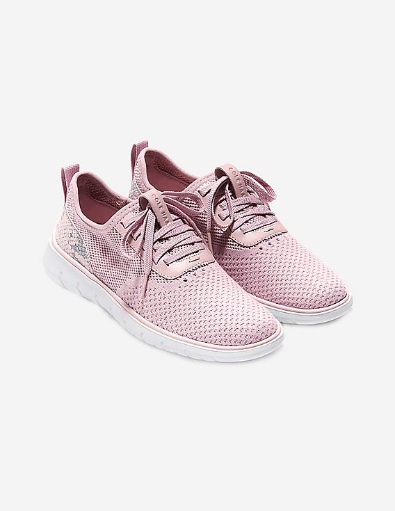 Cole Haan Women Pink ZERØGRAND Stitchlite Sneakers