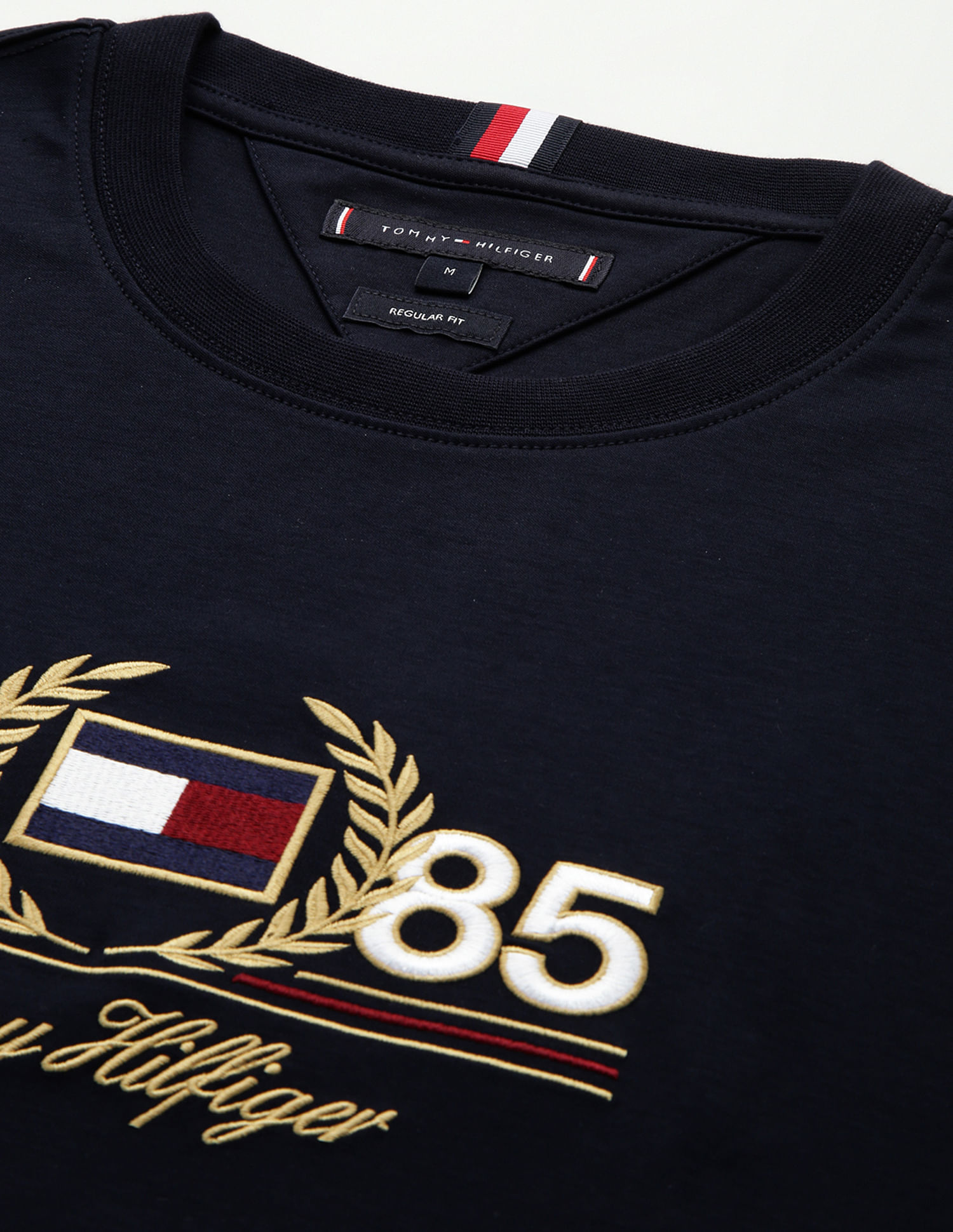 Tommy Hilfiger Sustainable Embroidered Laurel T-Shirt