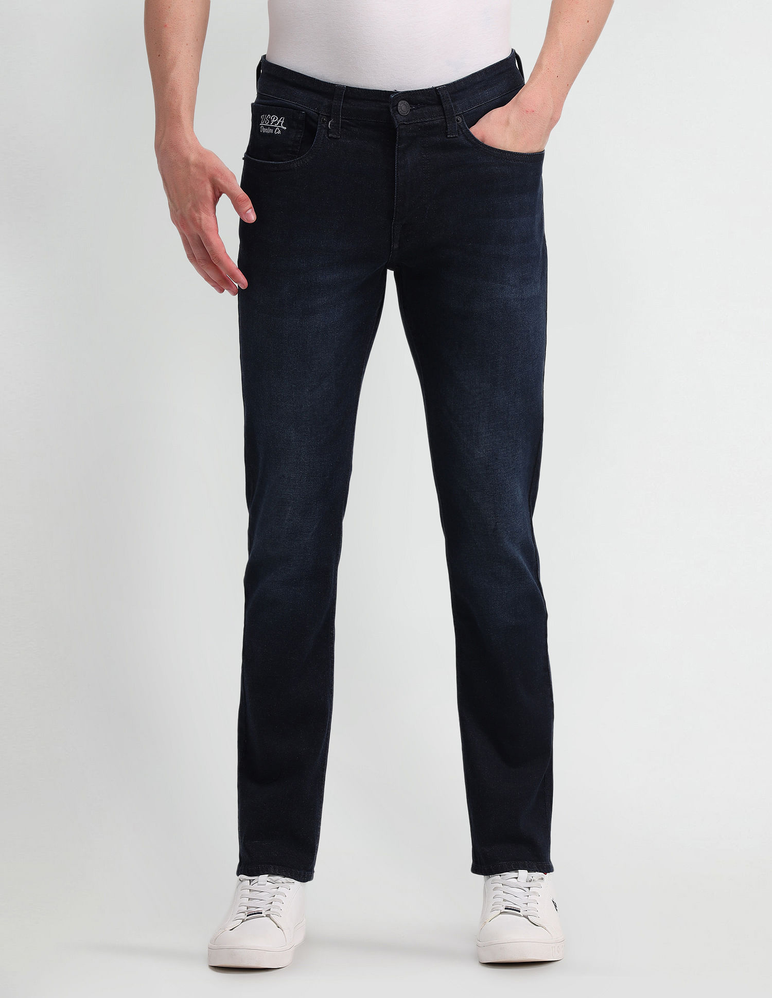 U.S. Polo Assn. Denim Co. Brandon Slim Tapered Blue Jeans