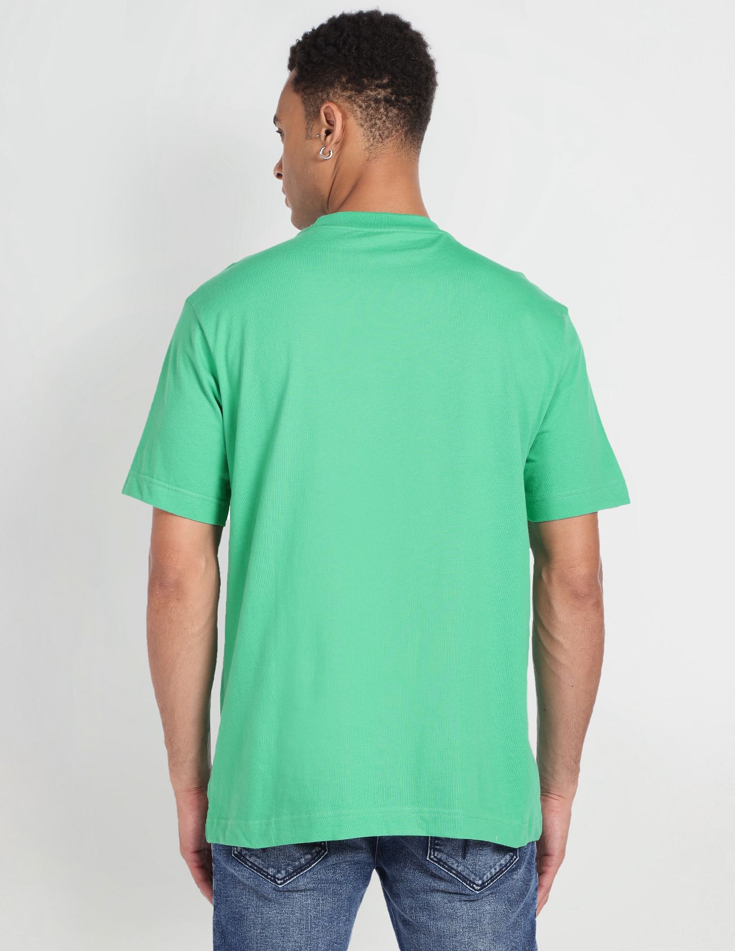 Flying Machine Brand Print Relaxed Fit T-Shirt
