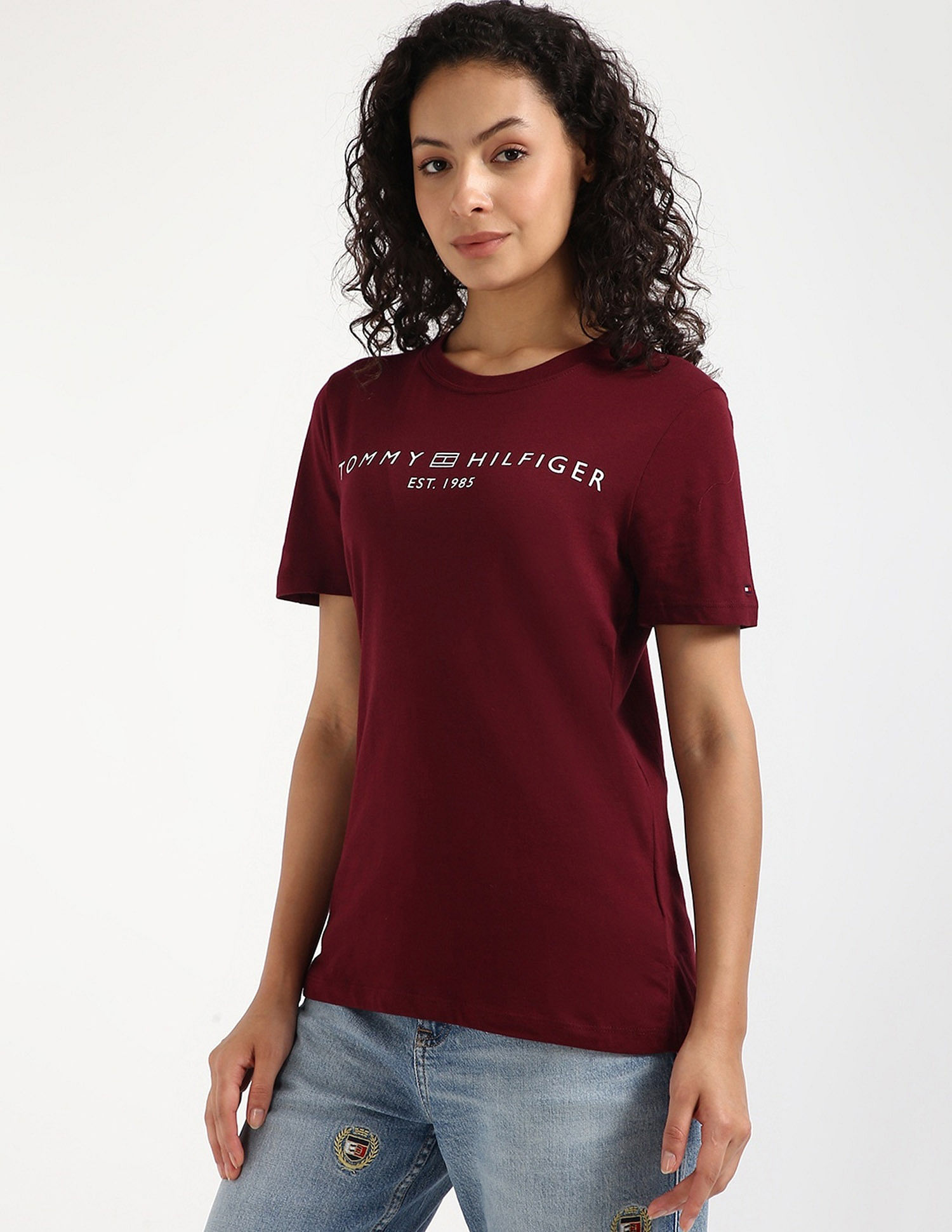 Tommy Hilfiger Logo Regular-Fit Cotton T-Shirt