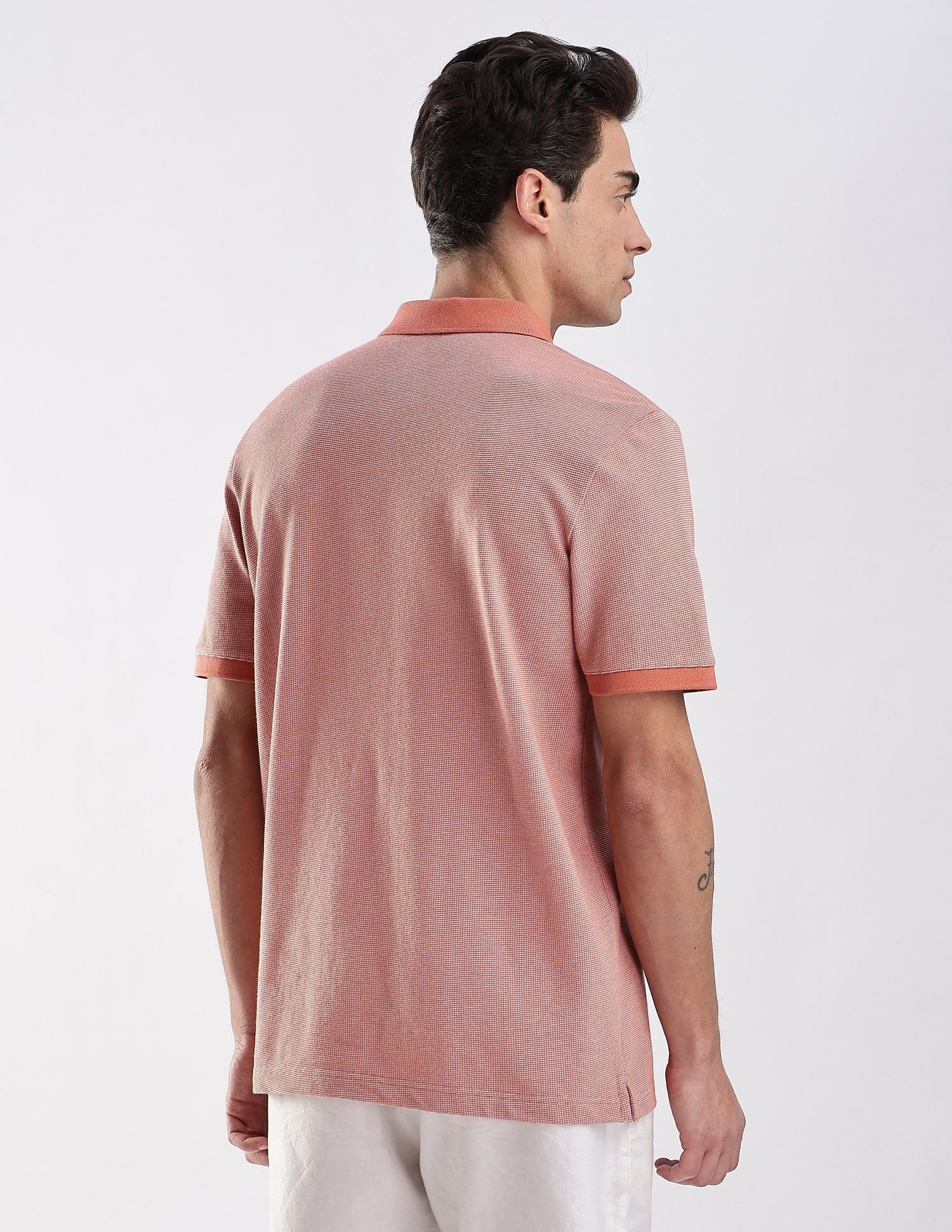 Calvin Klein Jeans Regular-Fit Solid Cotton Polo Shirt