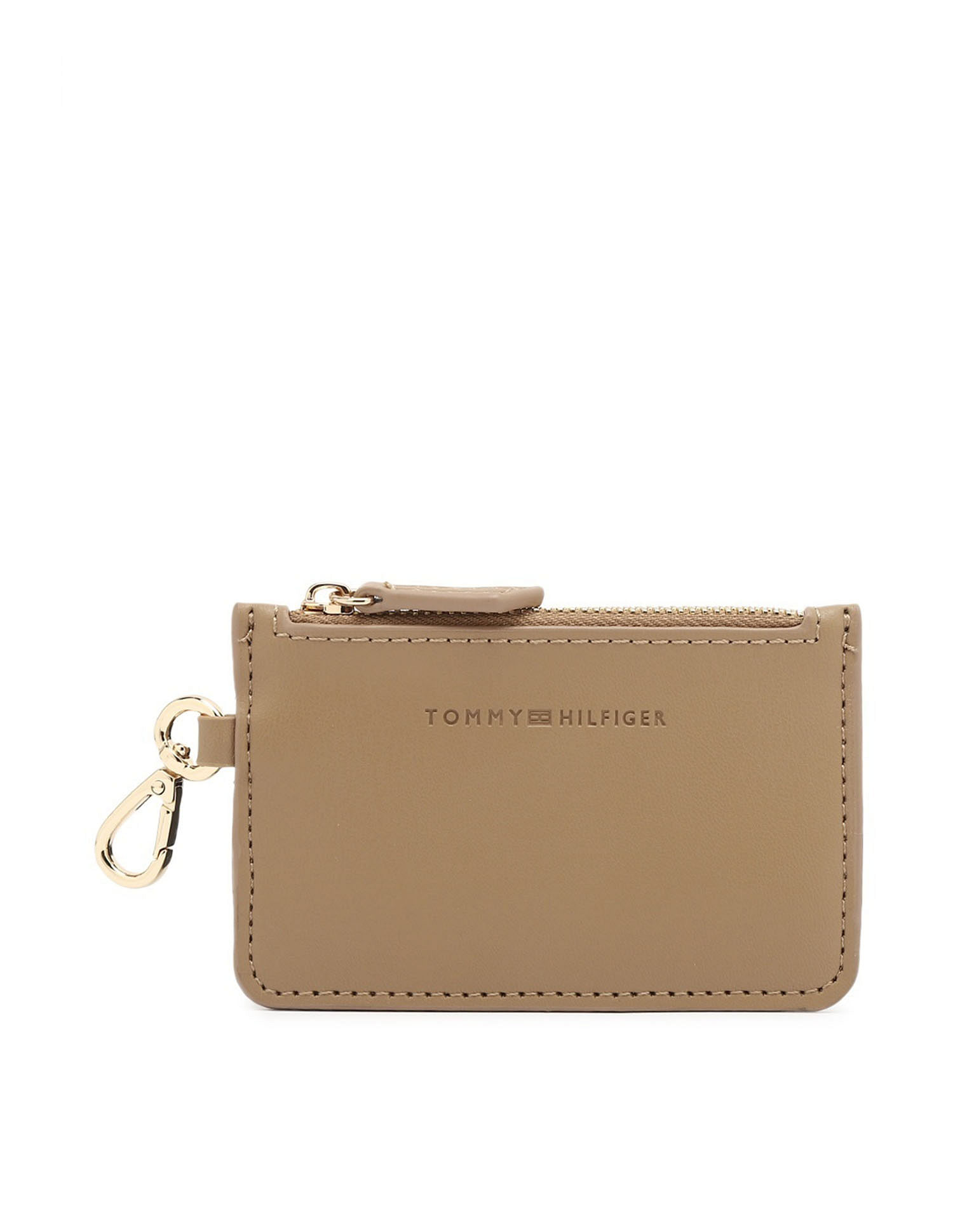 Tommy Hilfiger Textured Beige PU Sling Bag