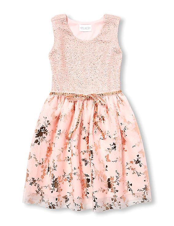 Children's place butterfly on sale dress