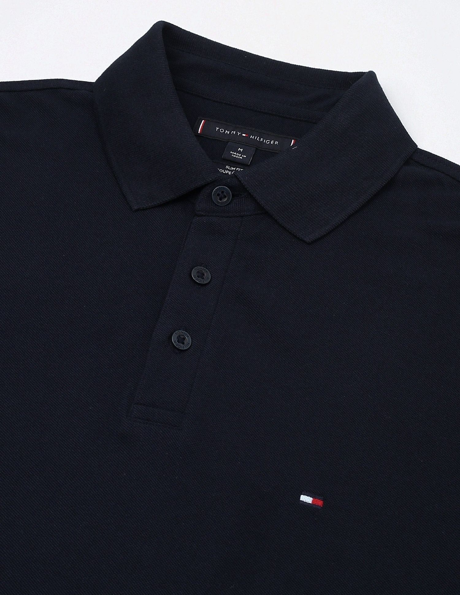 Tommy Hilfiger Striped Slim-Fit Cotton Polo Shirt