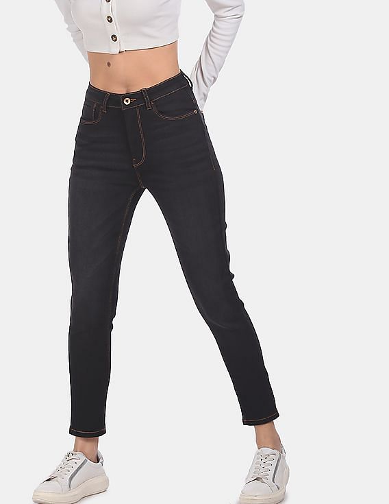 Flying Machine Women High Rise Veronica Skinny Fit Jeans