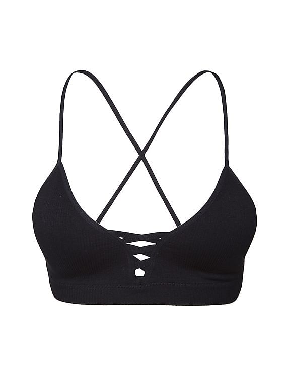 Aeropostale Cross Strap Bralette