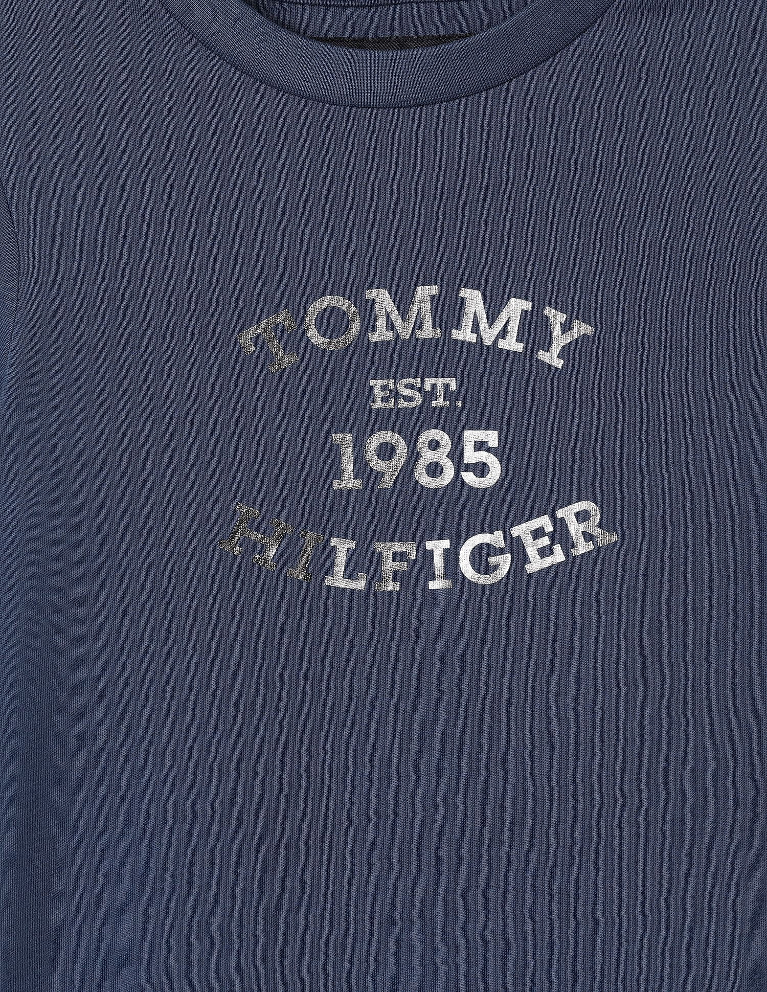 Tommy Hilfiger Kids Boys Monotype Foil Print T-Shirt