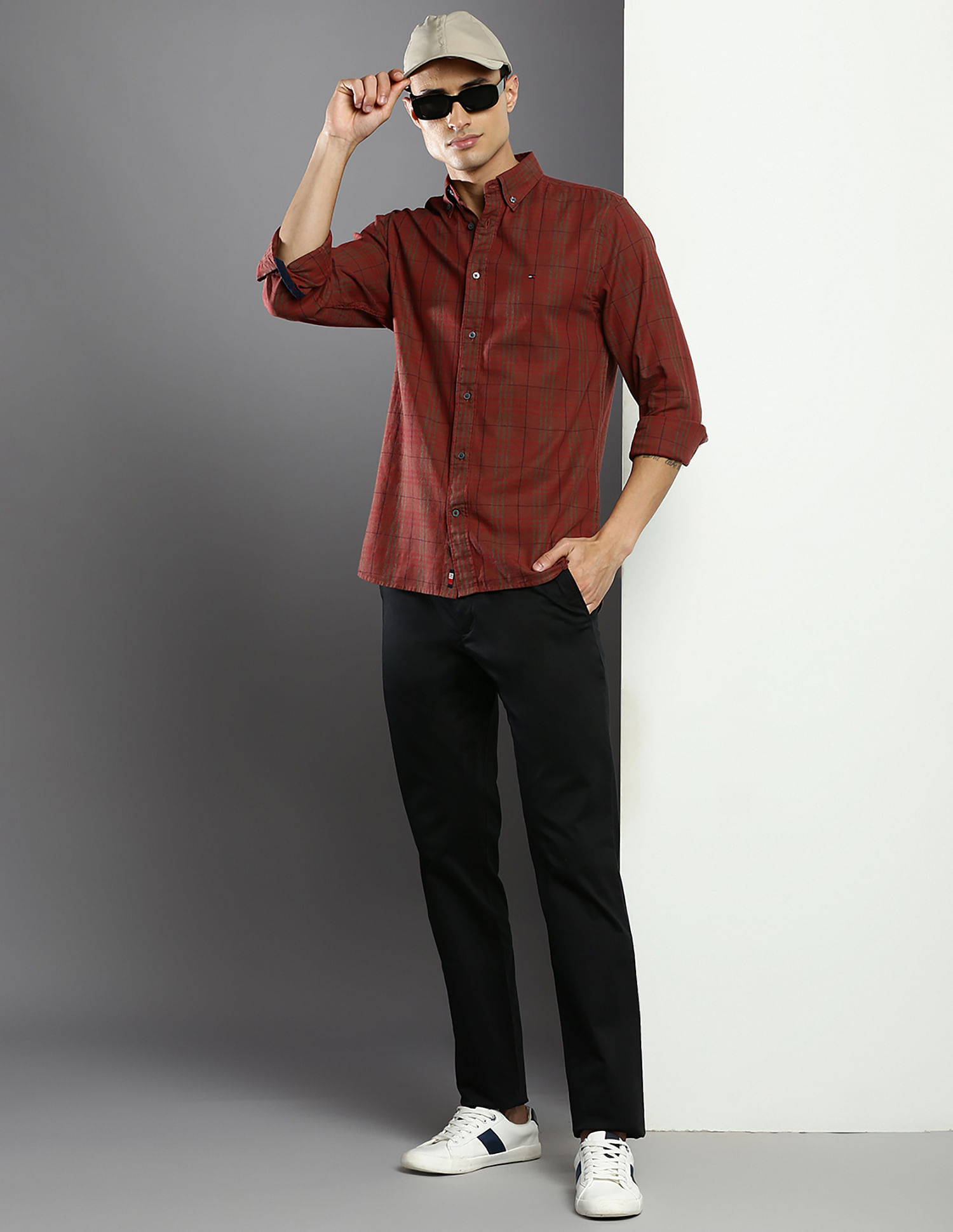 Tommy Hilfiger Tartan Check Cotton Casual Shirt