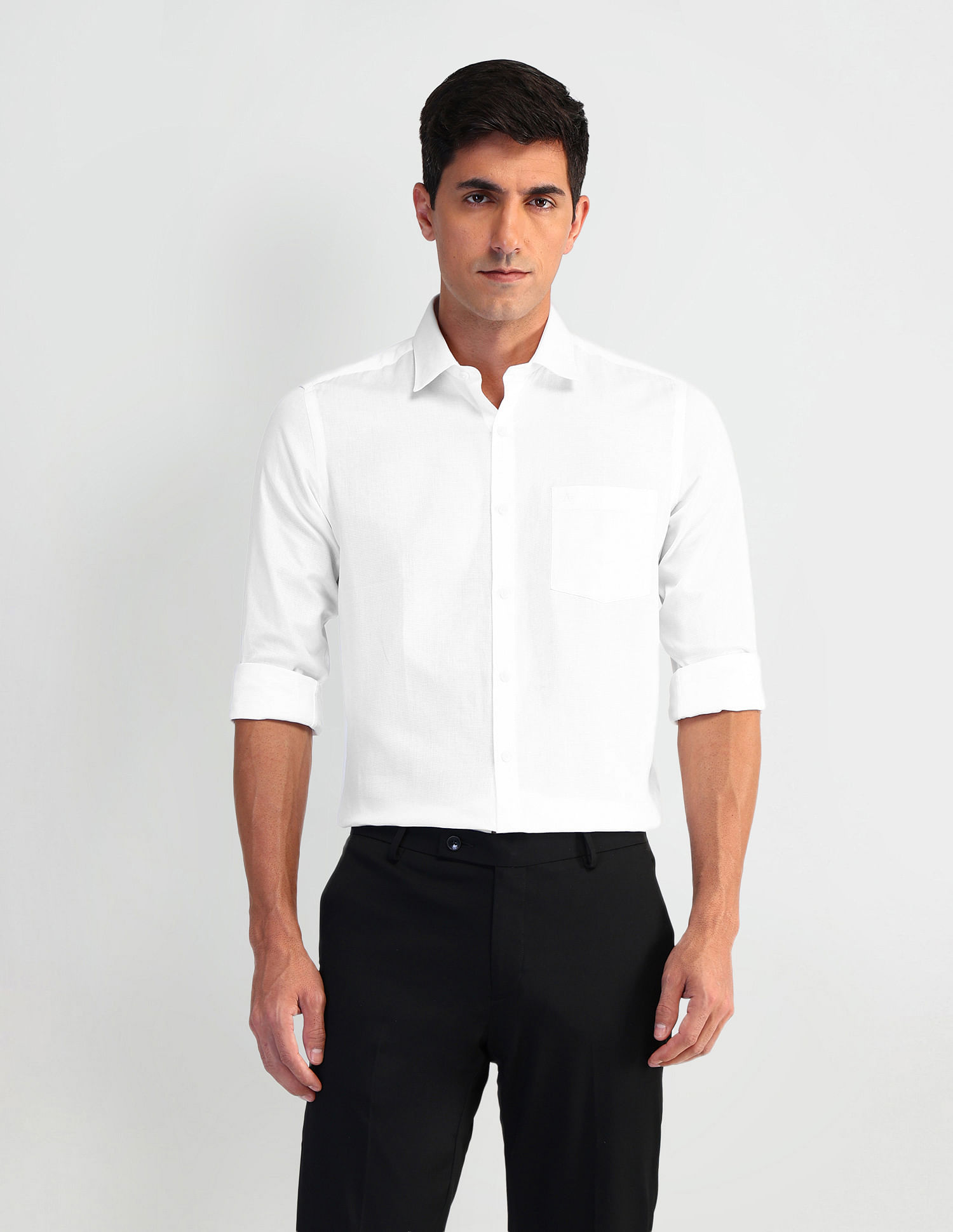 Arrow Manhattan Slim Fit Dobby Shirt
