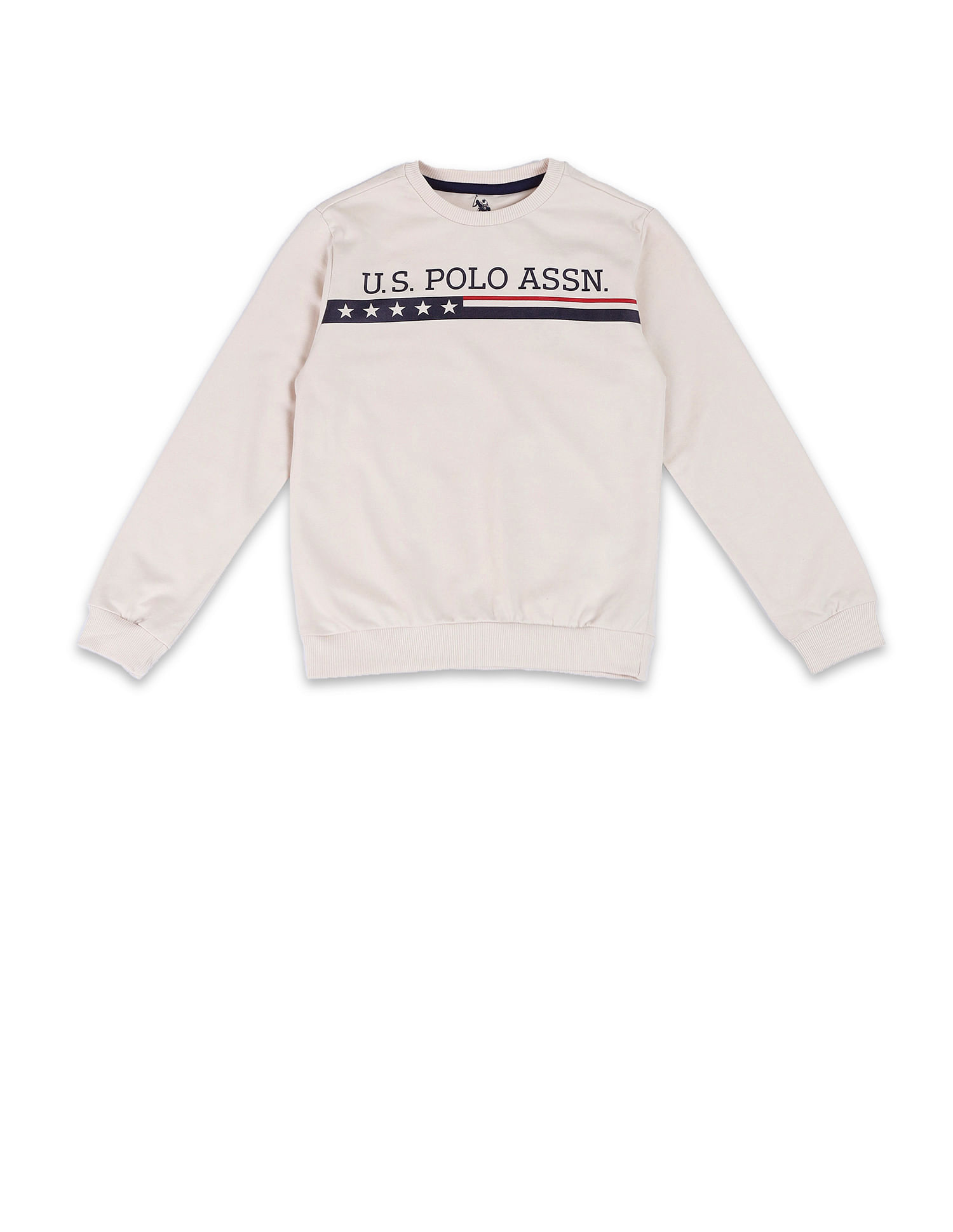 U.S. Polo Assn. Kids Boys Brand Regular Fit Sweatshirt
