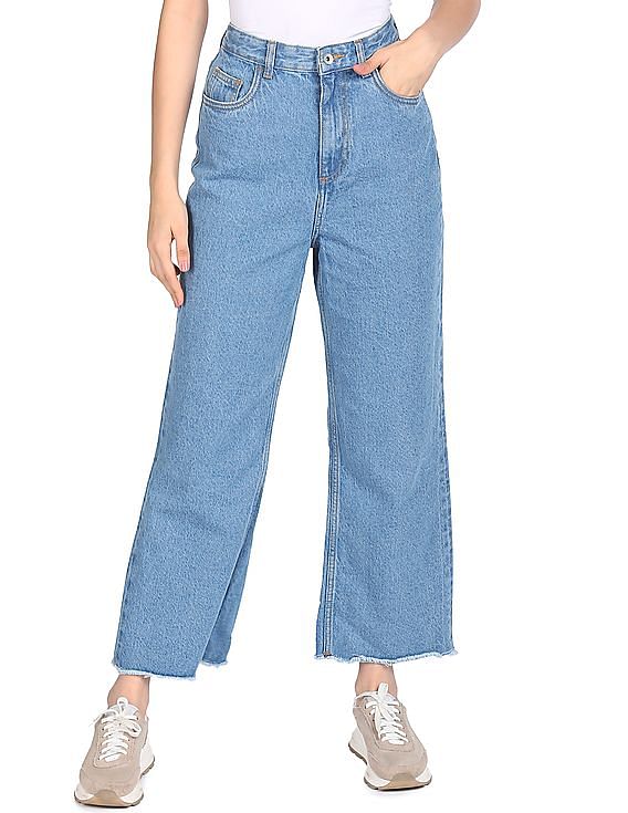 Buy Flying Machine Women High Rise Vintage Straight Fit Jeans - NNNOW.com