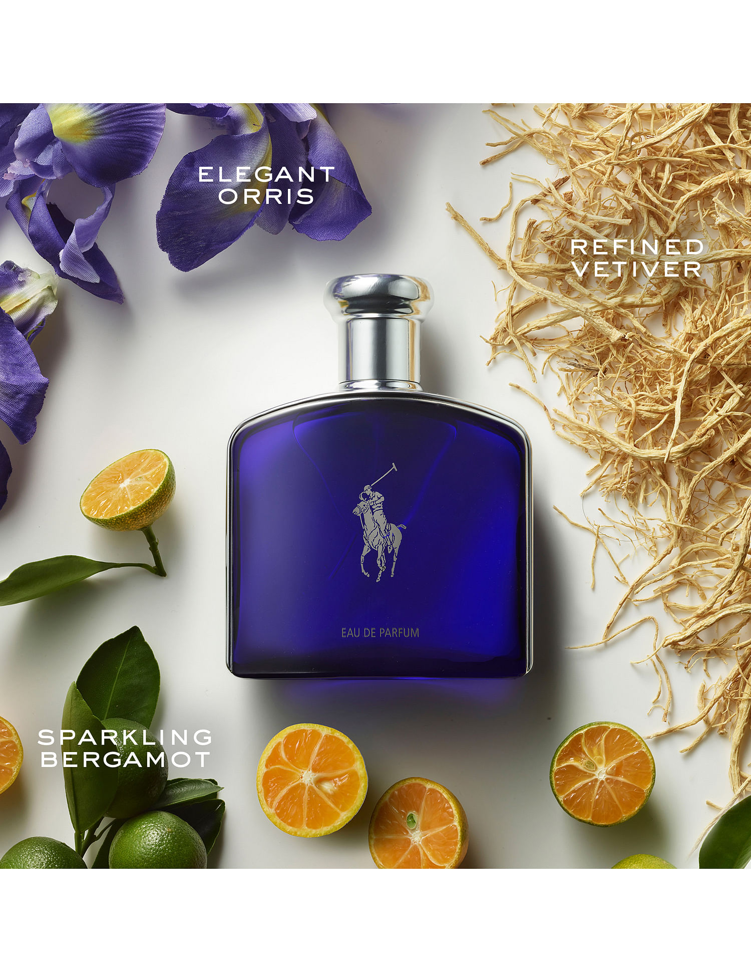 Ralph Lauren - Polo Blue - Eau de Parfum - Men's Cologne - Aquatic & Fresh  - With Citrus, Bergamot, and Vetiver - Medium Intensity
