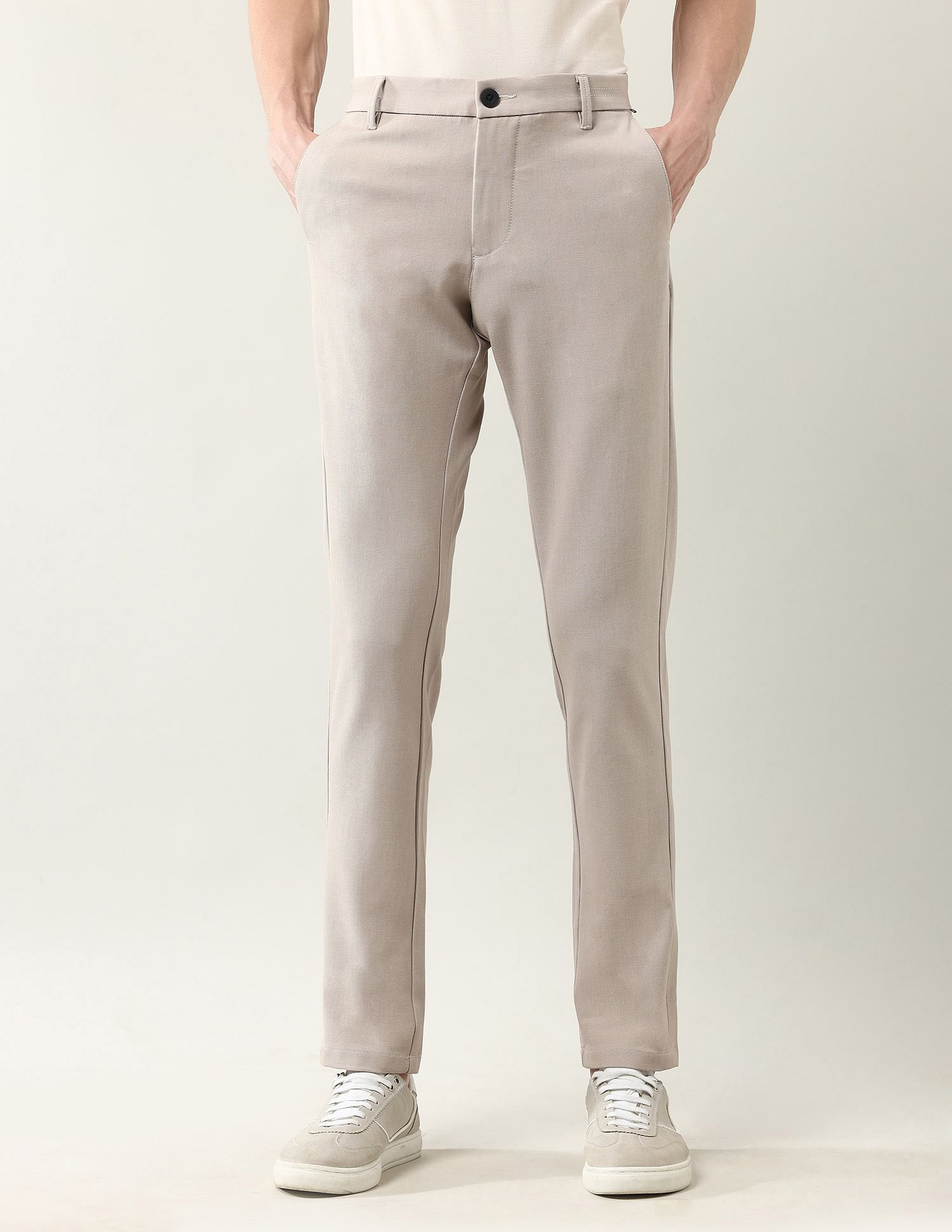 Arrow Sport Slim Fit Twill Autoflex Trousers