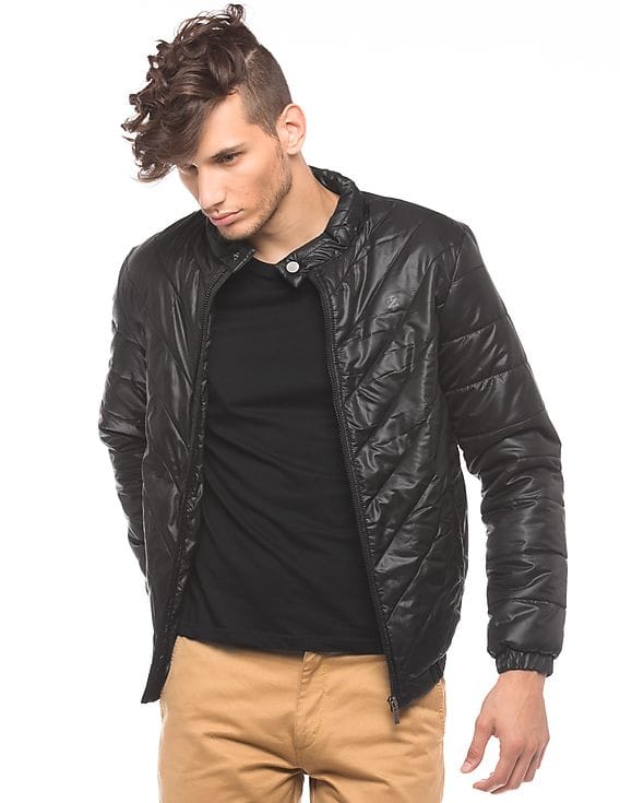 izod leather bomber jacket