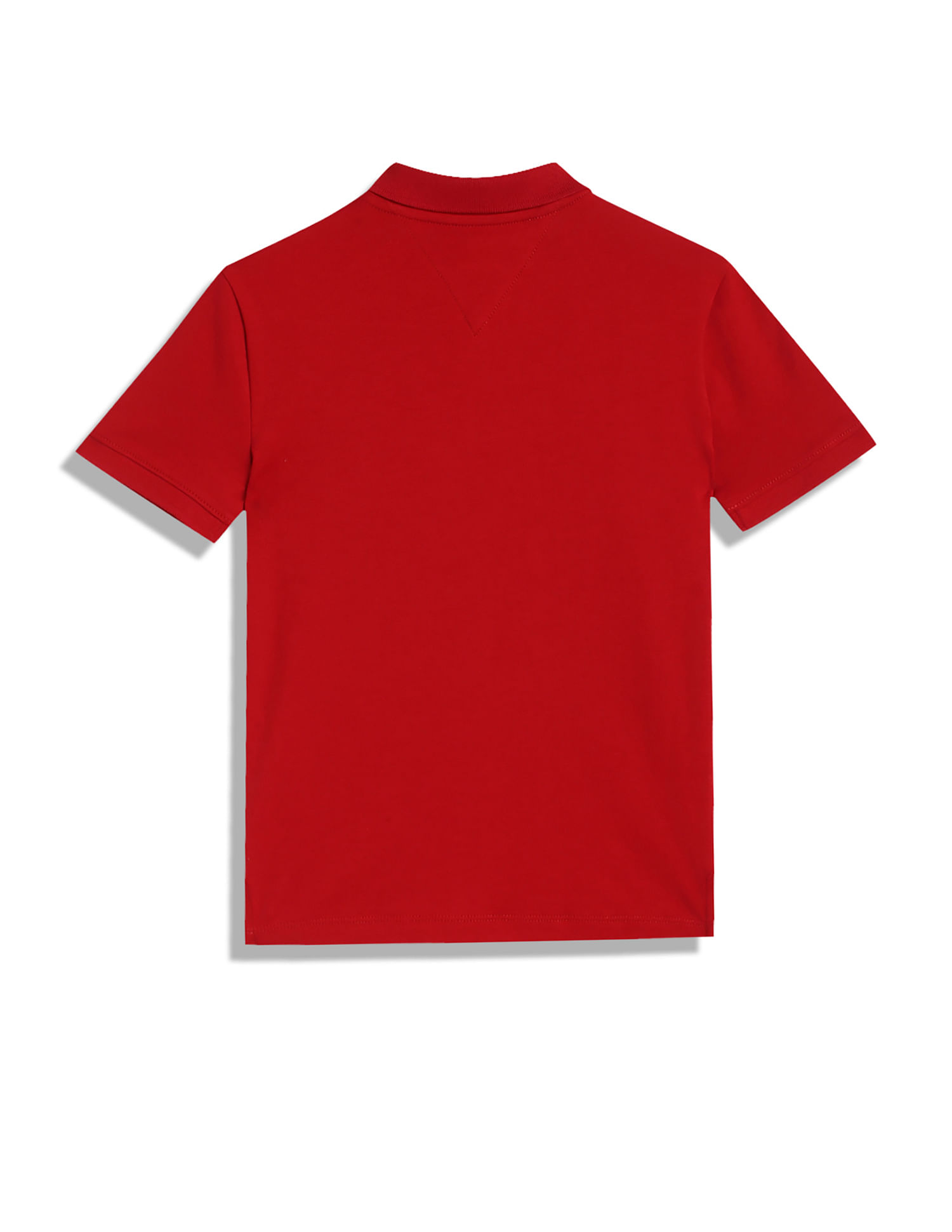 Tommy Hilfiger Boys Blue Solid Polo Shirt