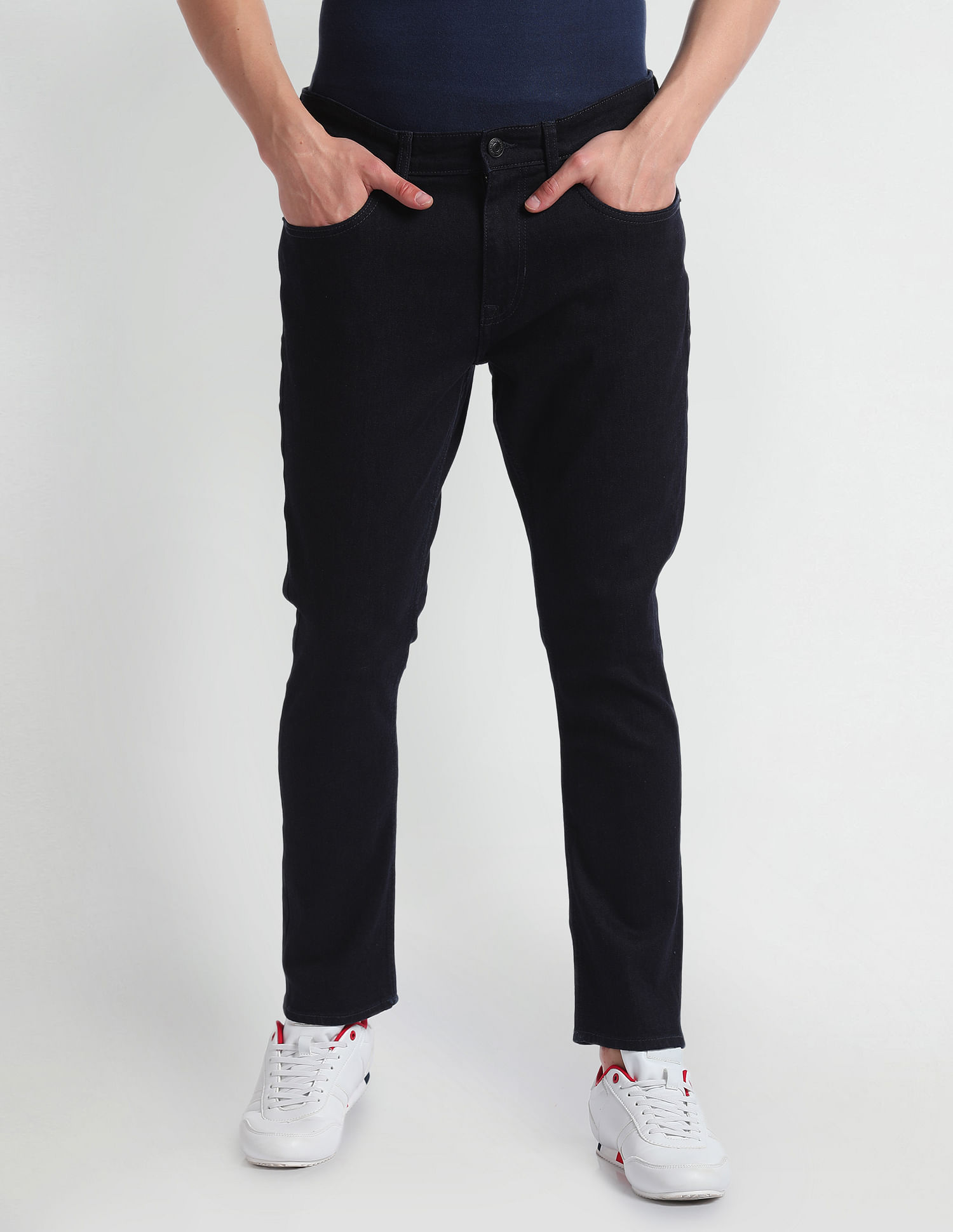 U.S. Polo Assn. Denim Co. Henry Cropped Fit Blue Jeans