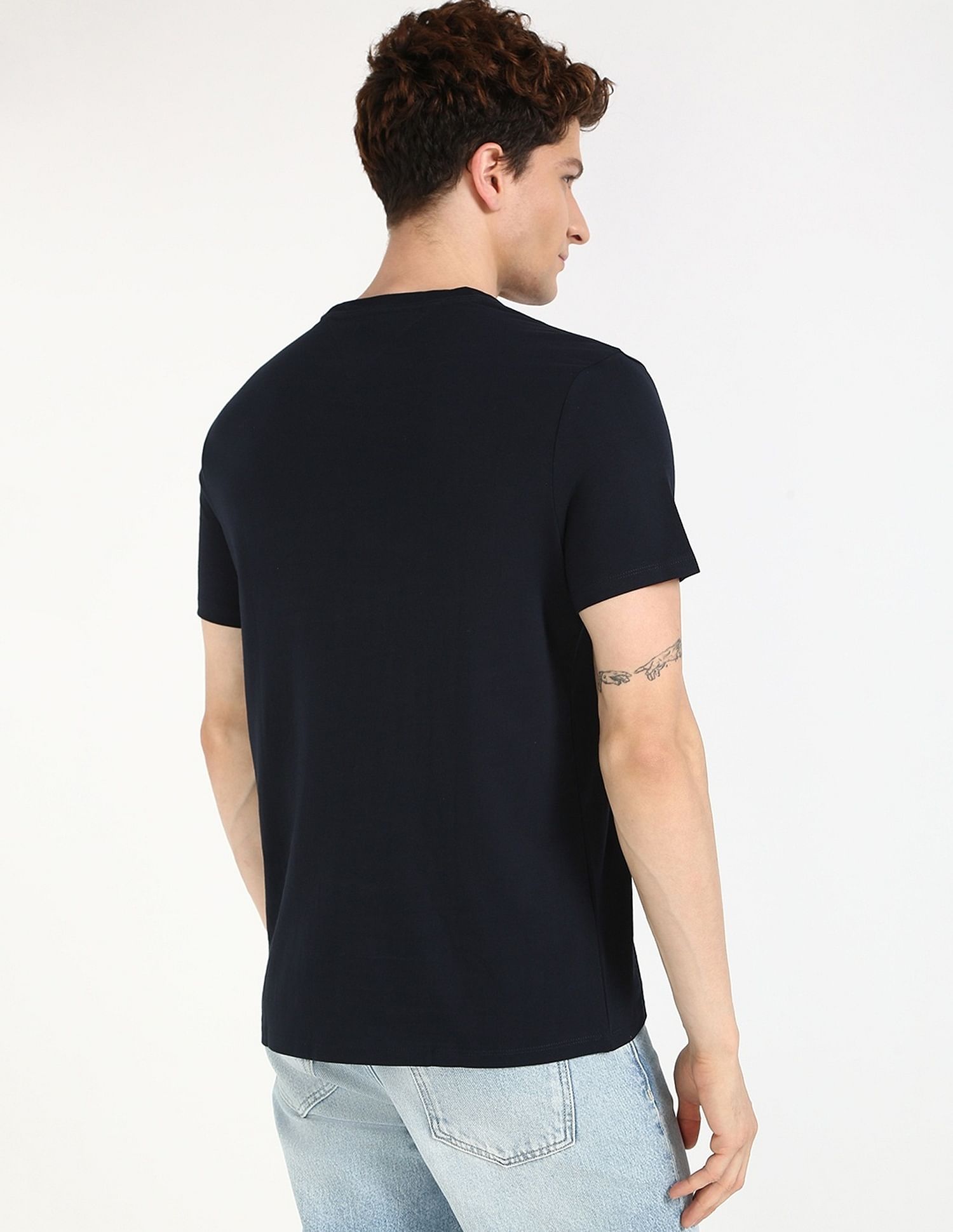 Tommy Hilfiger Logo Regular-Fit Cotton T-Shirt