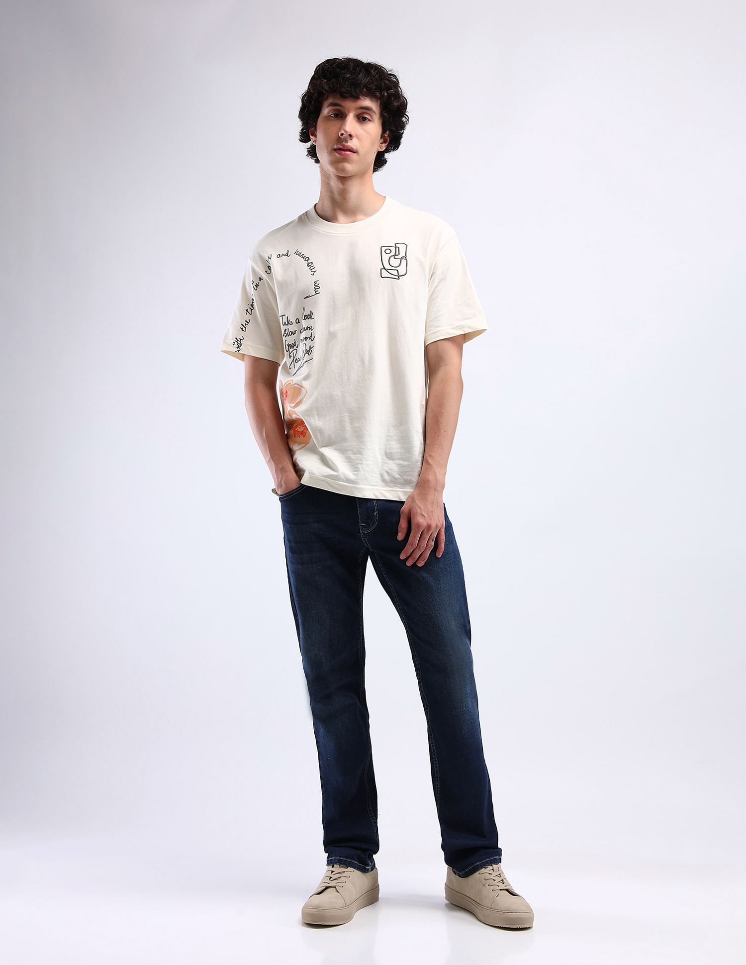 Flying Machine Freddie Slim Straight Fit Jeans