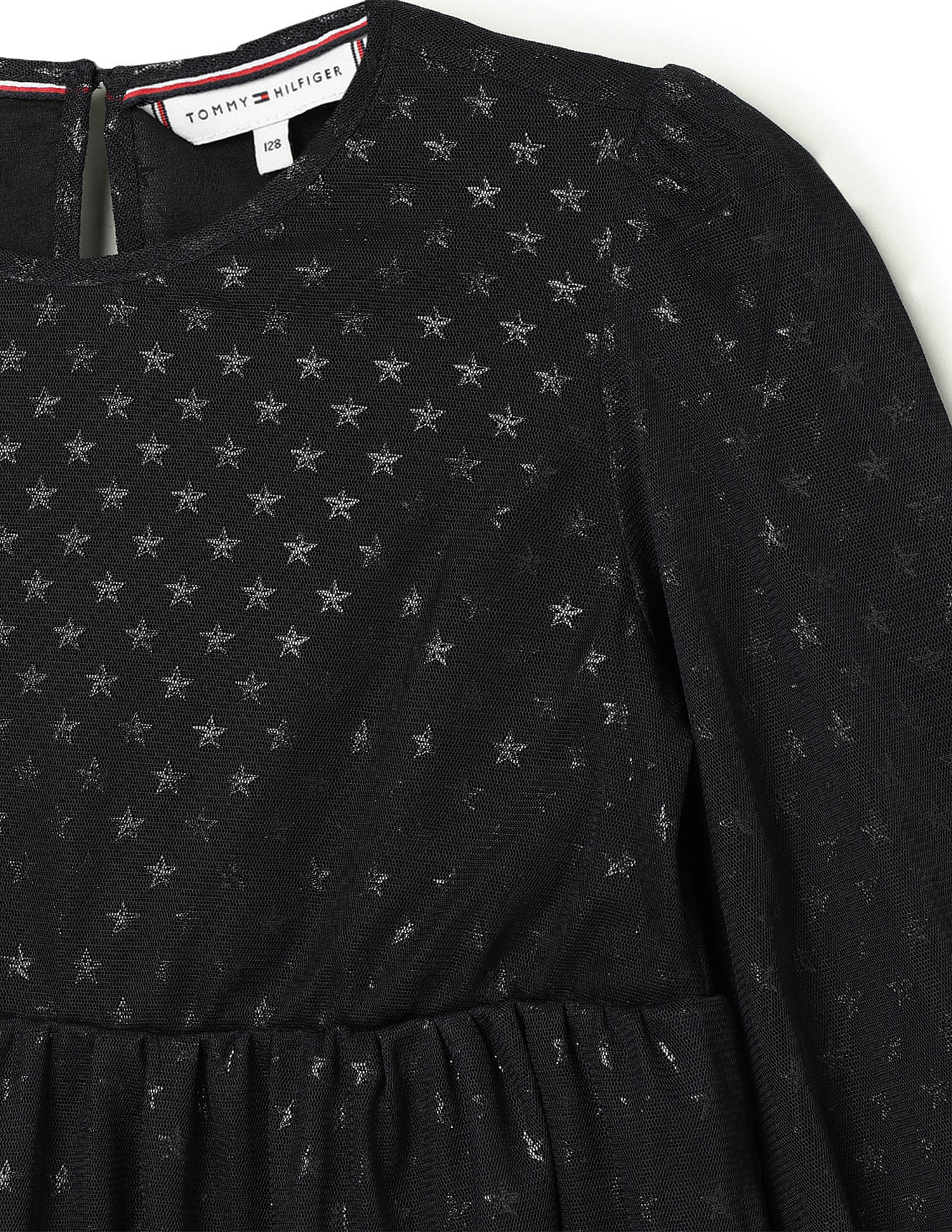 Tommy Hilfiger Kids Girls Foil Star Dress