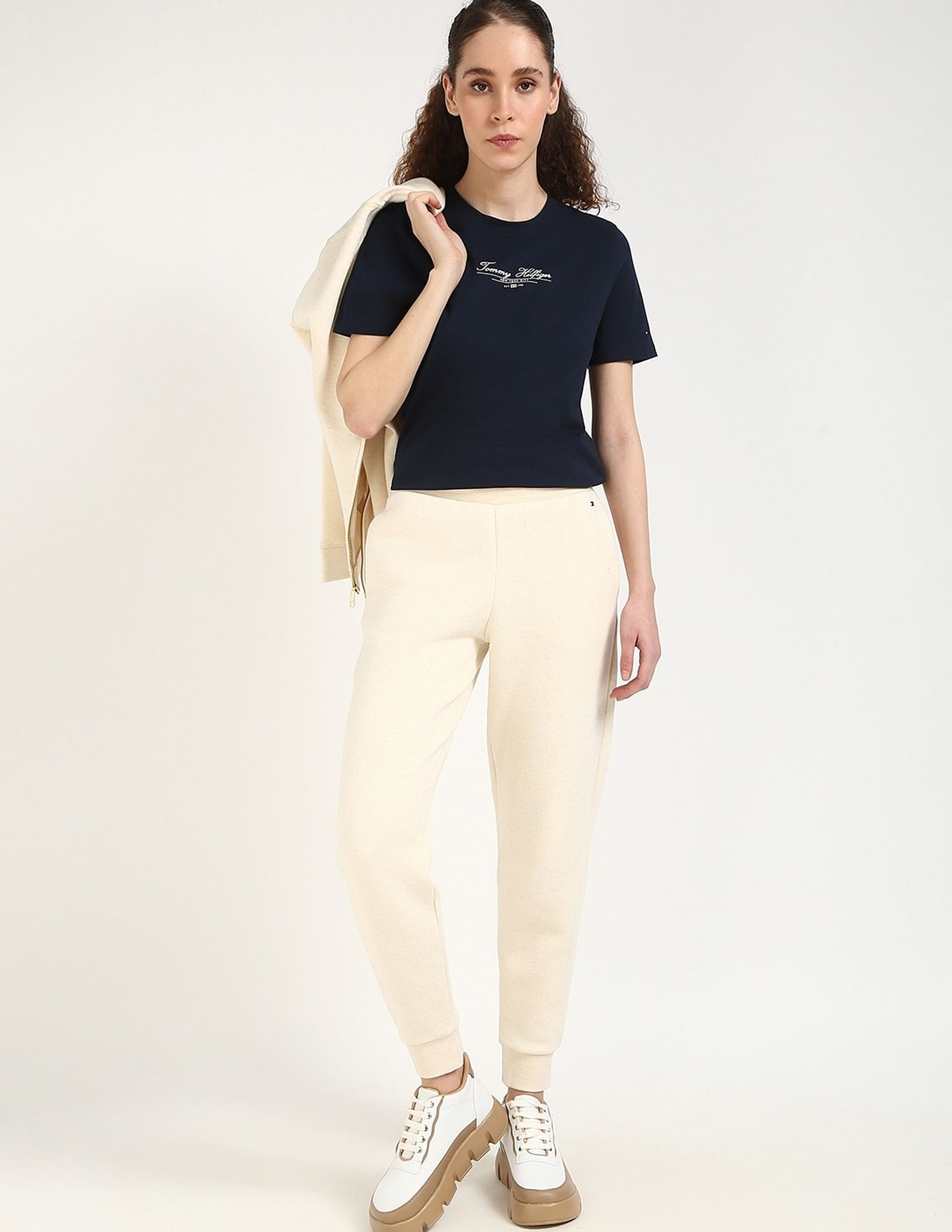 Tommy Hilfiger Logo Regular-Fit Cotton T-Shirt