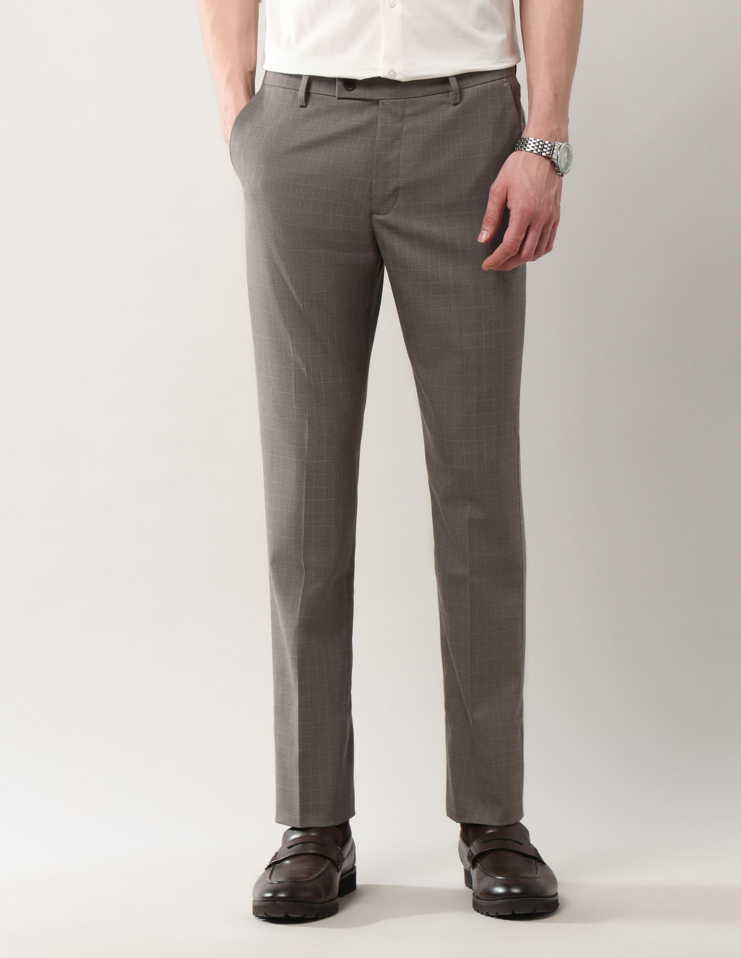 Arrow Textured Dobby Autoflex Trousers