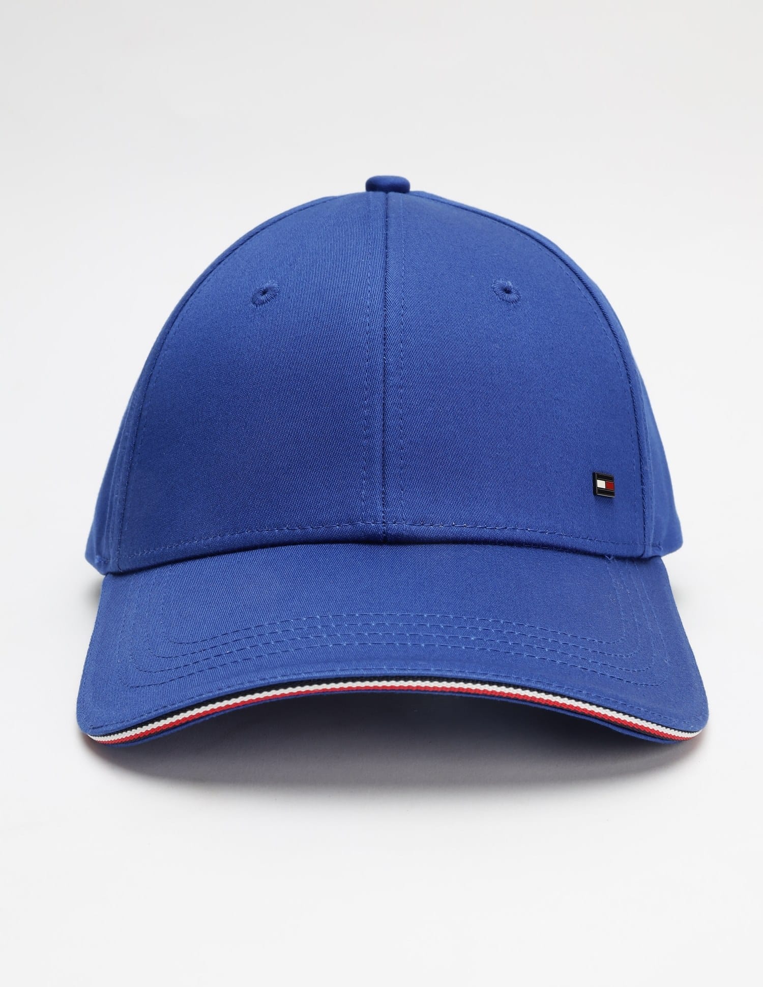 Buy Tommy Hilfiger Solid Blue Cotton Baseball Cap