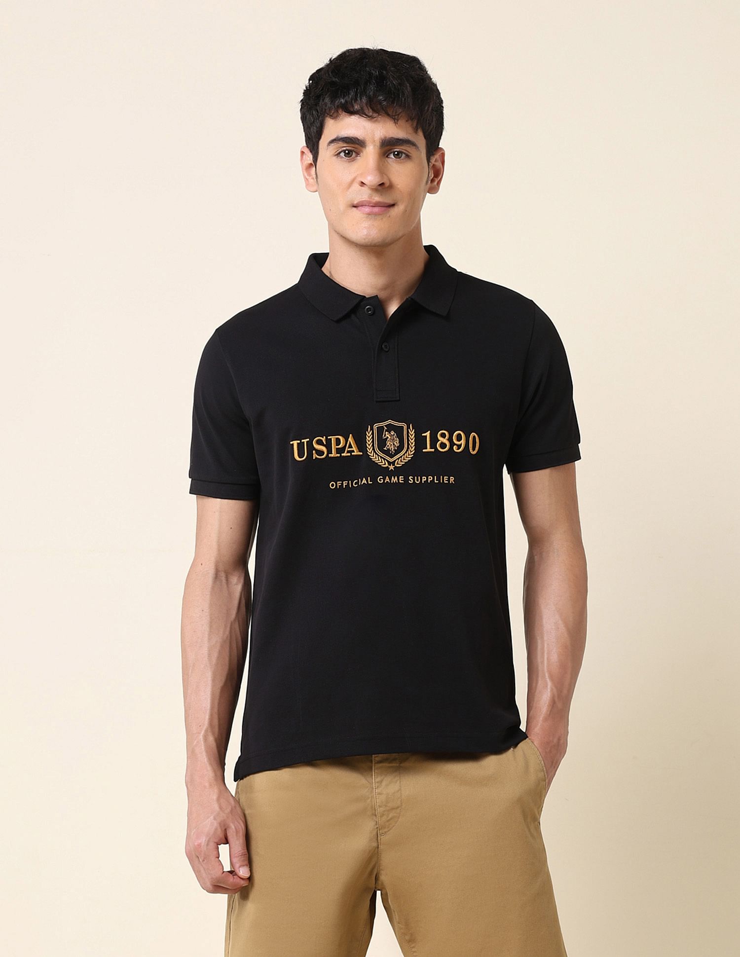 U.S. Polo Assn. Brand Embroidered Classic Polo Shirt