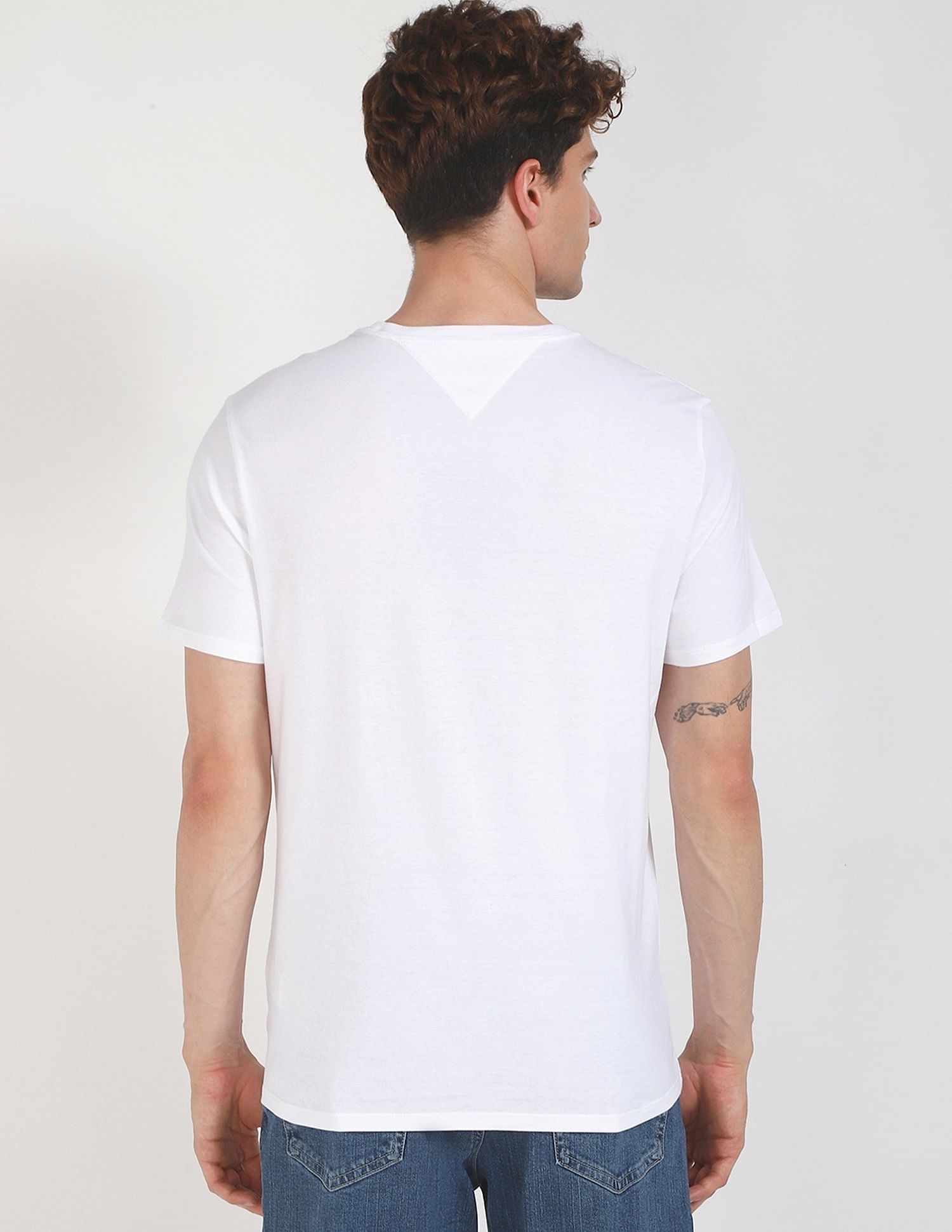 Tommy Hilfiger Logo Regular-Fit Cotton T-Shirt