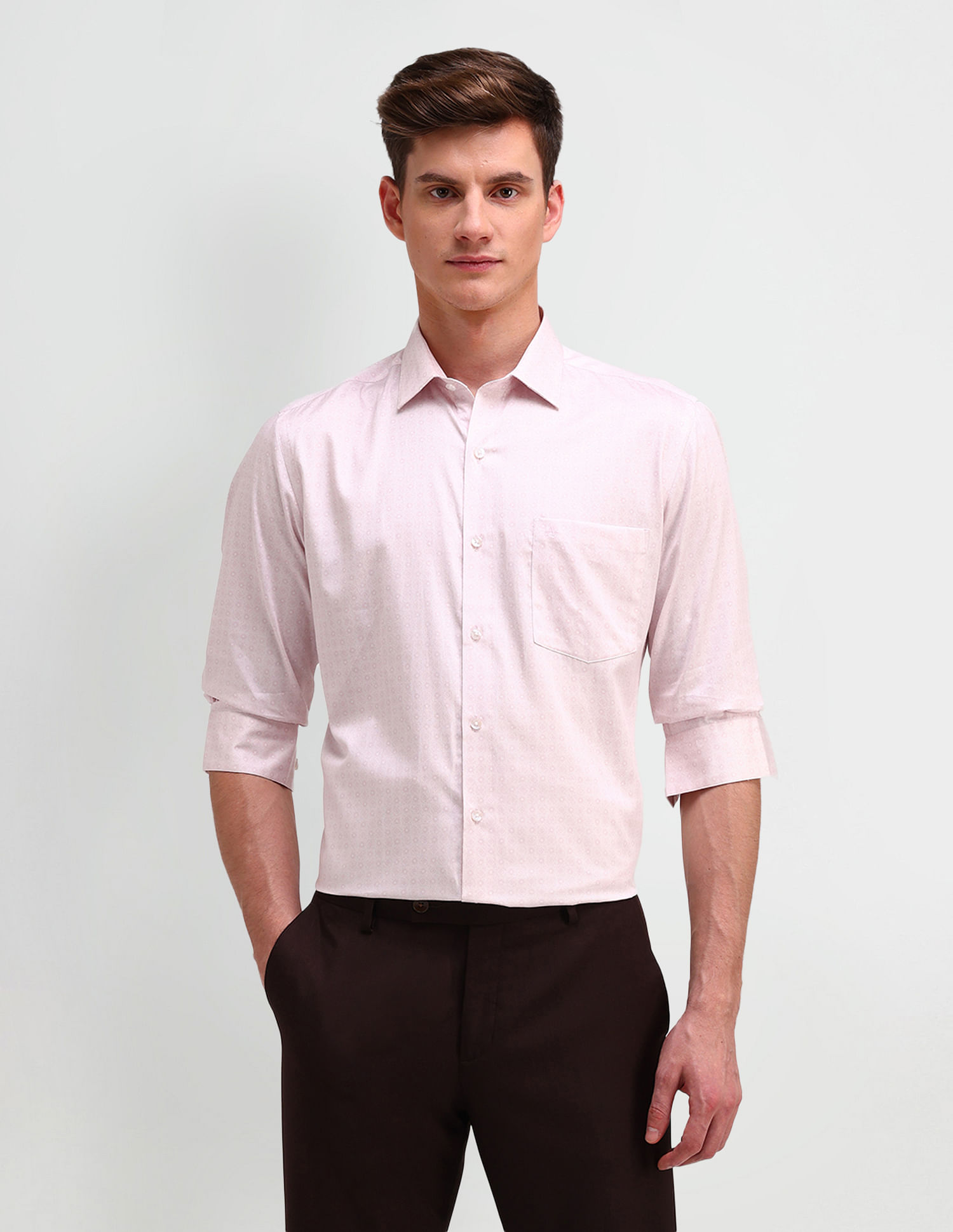 Arrow Liberty Classic Regular Fit All-Over Shirt