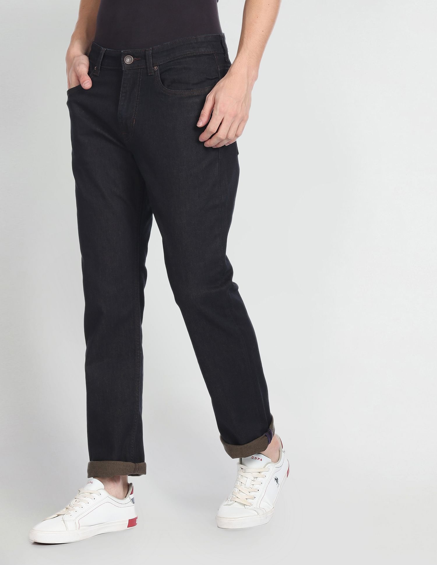 U.S. Polo Assn. Denim Co. Harold Slim Straight Fit Blue Jeans
