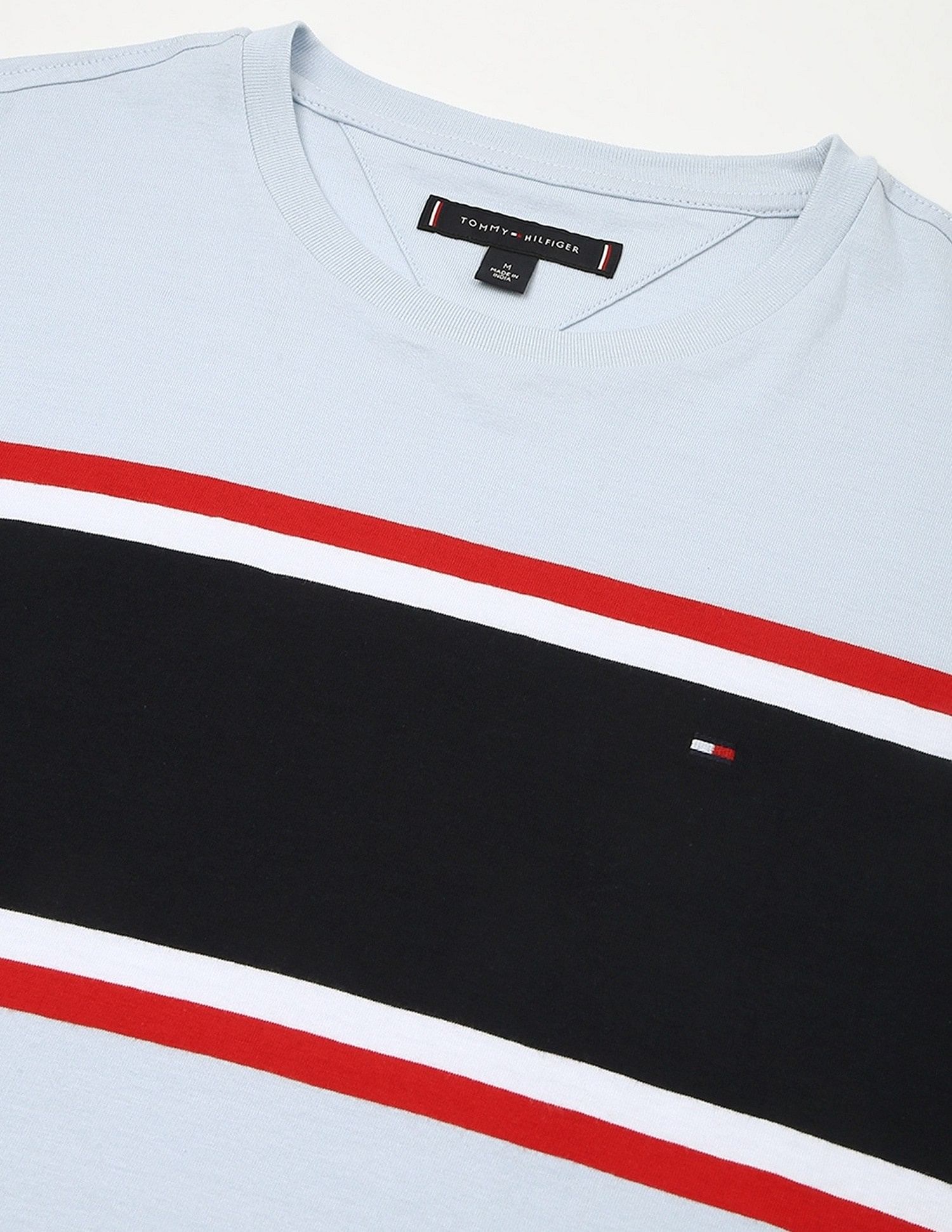 Tommy Hilfiger Striped Regular-Fit Cotton T-Shirt