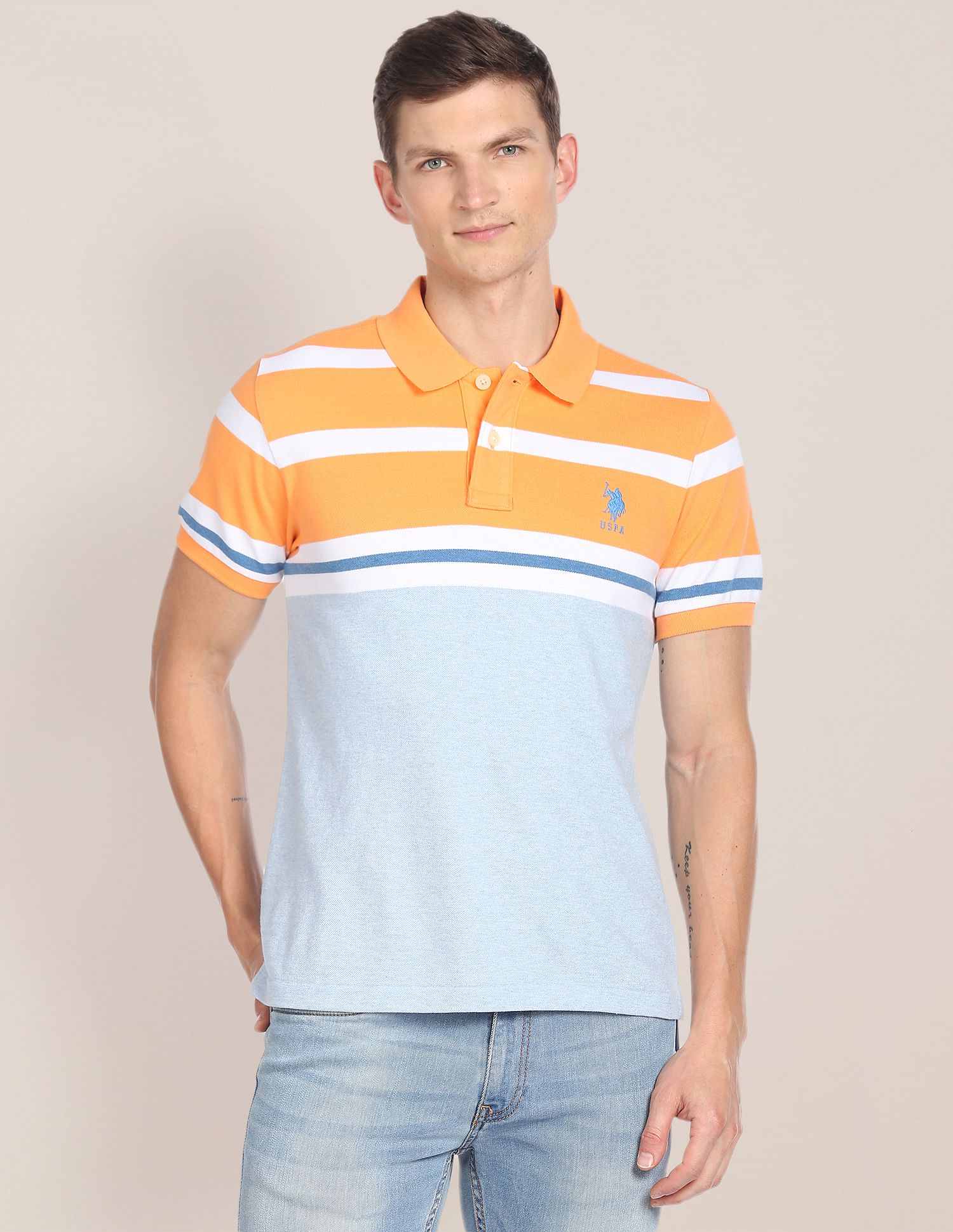 U.S. Polo Assn. Solid Cotton Polo Shirt