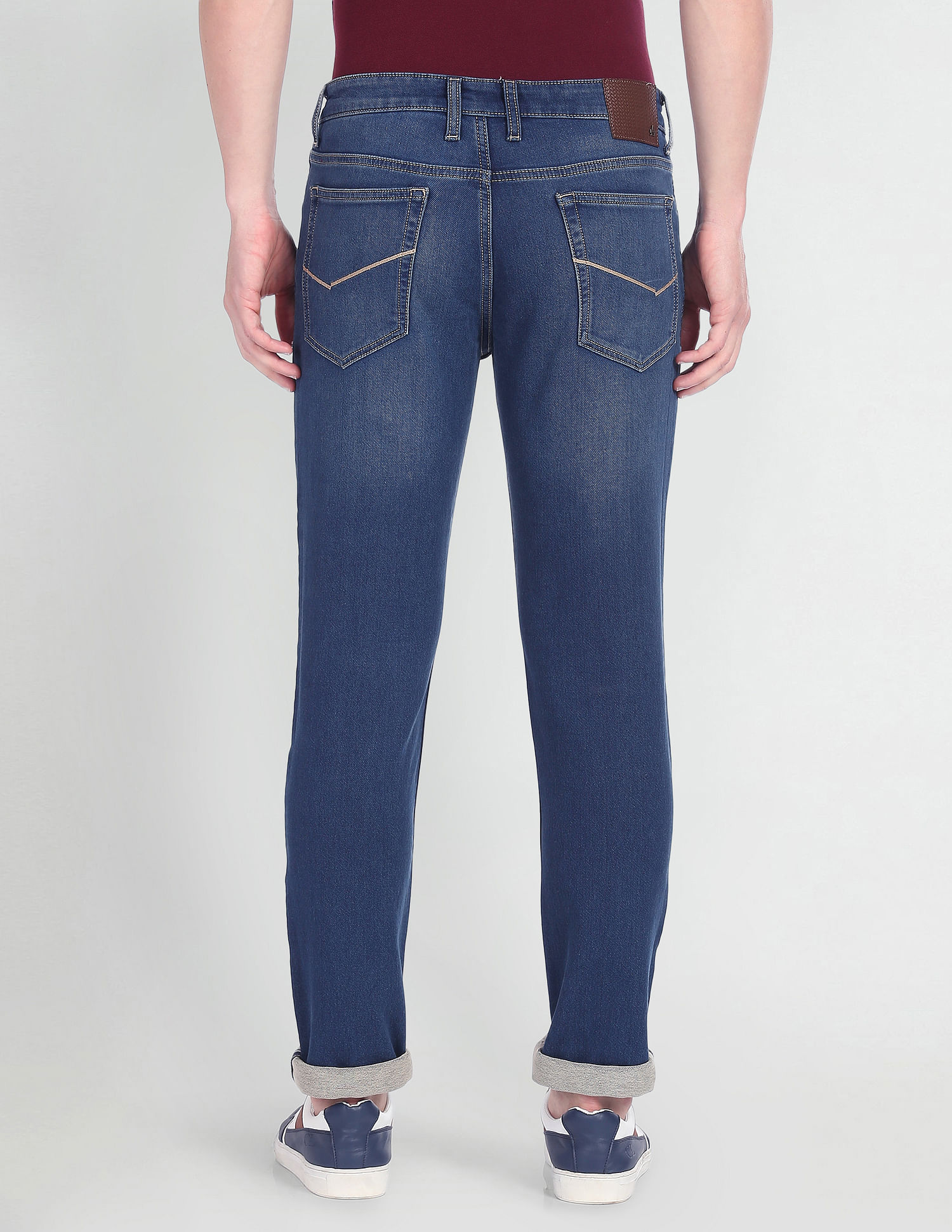 Arrow Sports Jameson Slim Fit Stone Wash Jeans