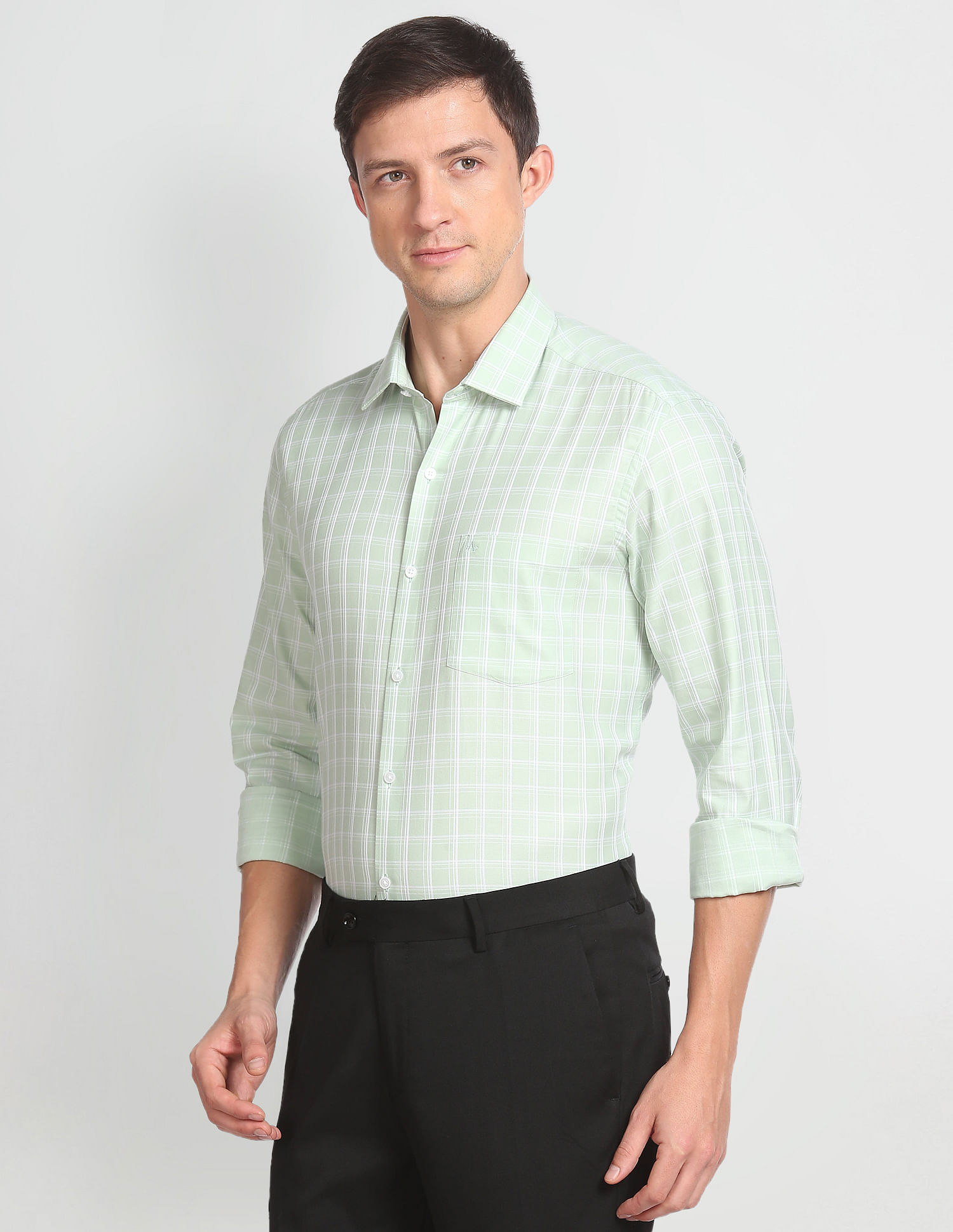 Arrow Tartan Check Twill Shirt
