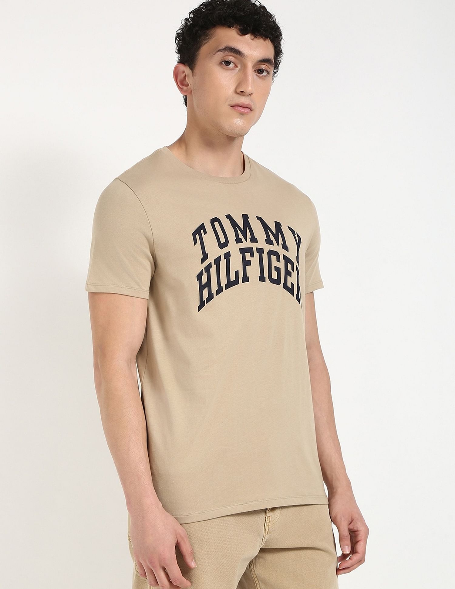 Tommy Hilfiger Logo Regular-Fit Cotton T-Shirt