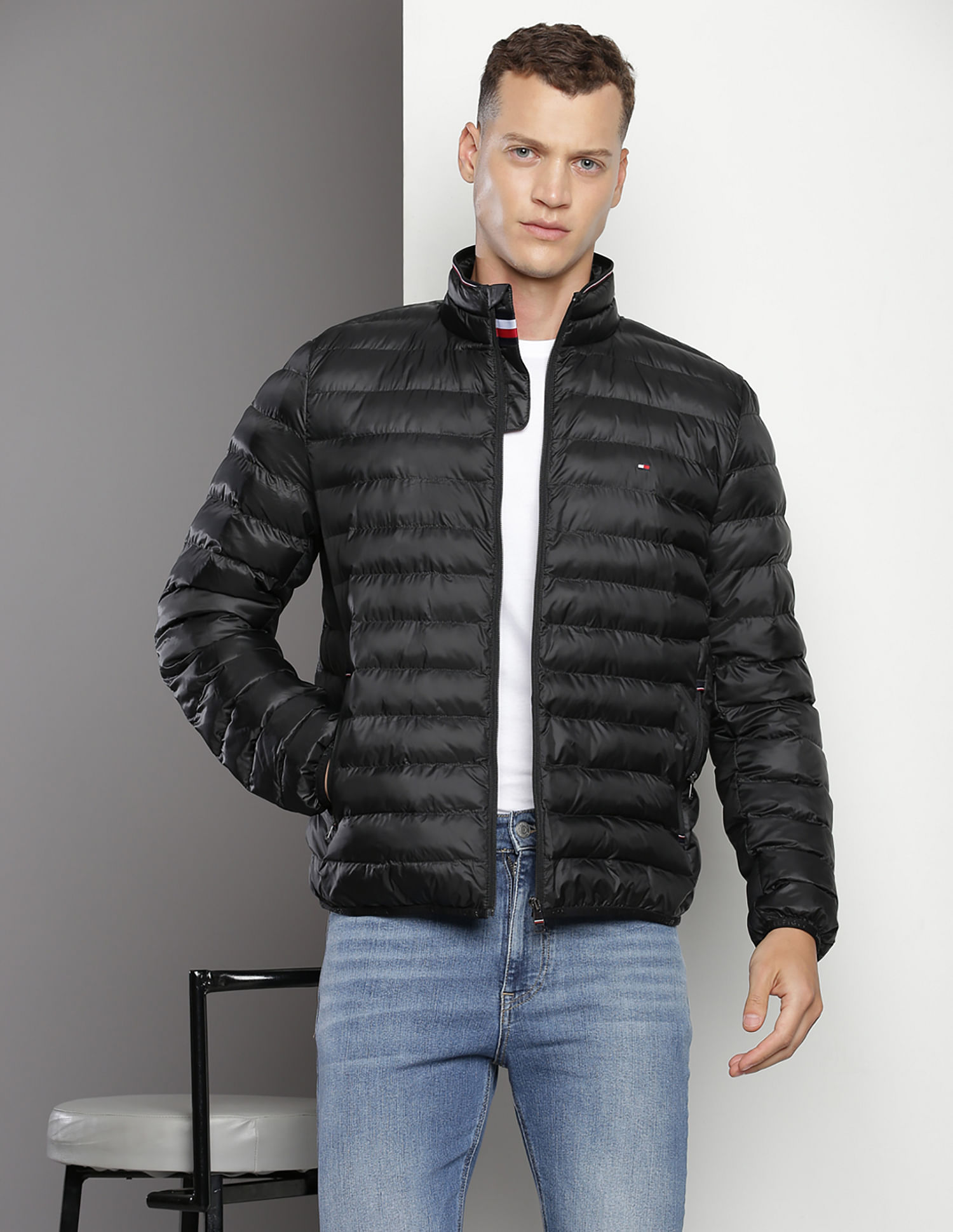 Tommy Hilfiger Recycled Solid Packable Jacket
