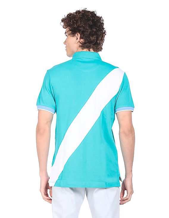 U.S. Polo Assn. Colour Block Cotton Polo Shirt