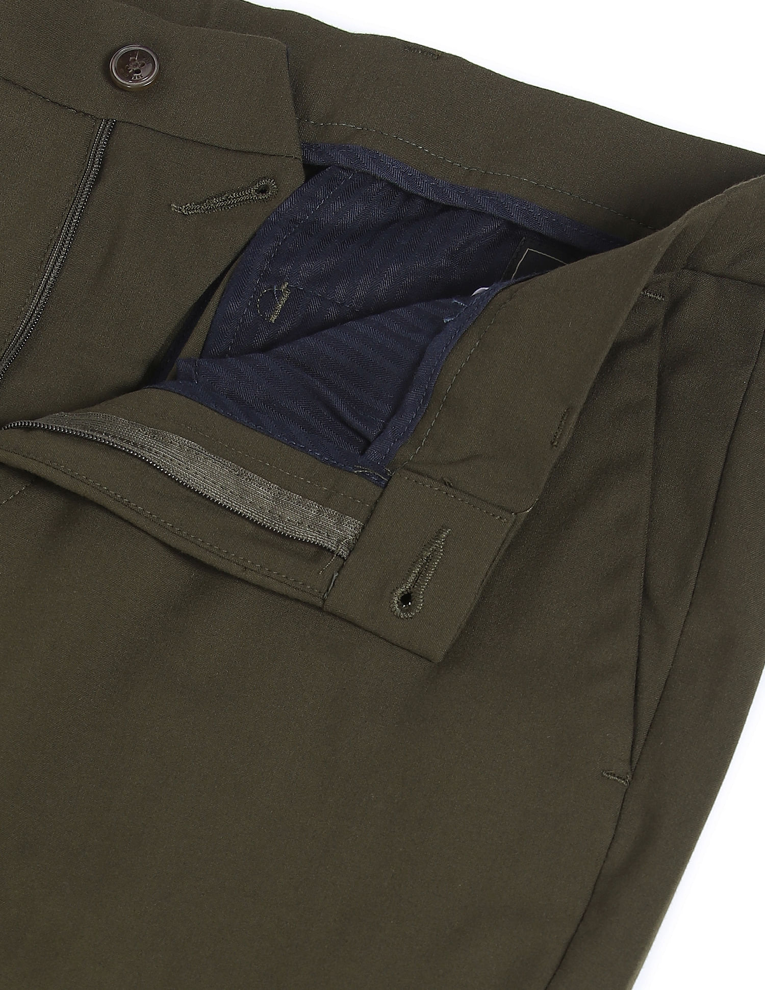 Buy Arrow New York Grey Slim Fit Trousers for Men Online @ Tata CLiQ