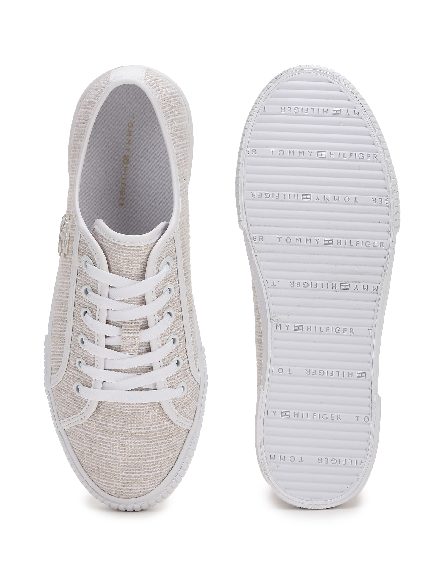 Buy Tommy Hilfiger Women Vulcanized Weave Sneakers - NNNOW.com