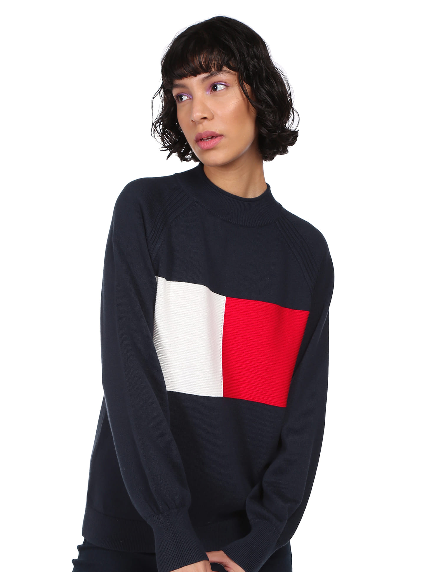 Nnnow Tommy Hilfiger Flag Sweater Buy Tommy Hilfiger Men Red Crew